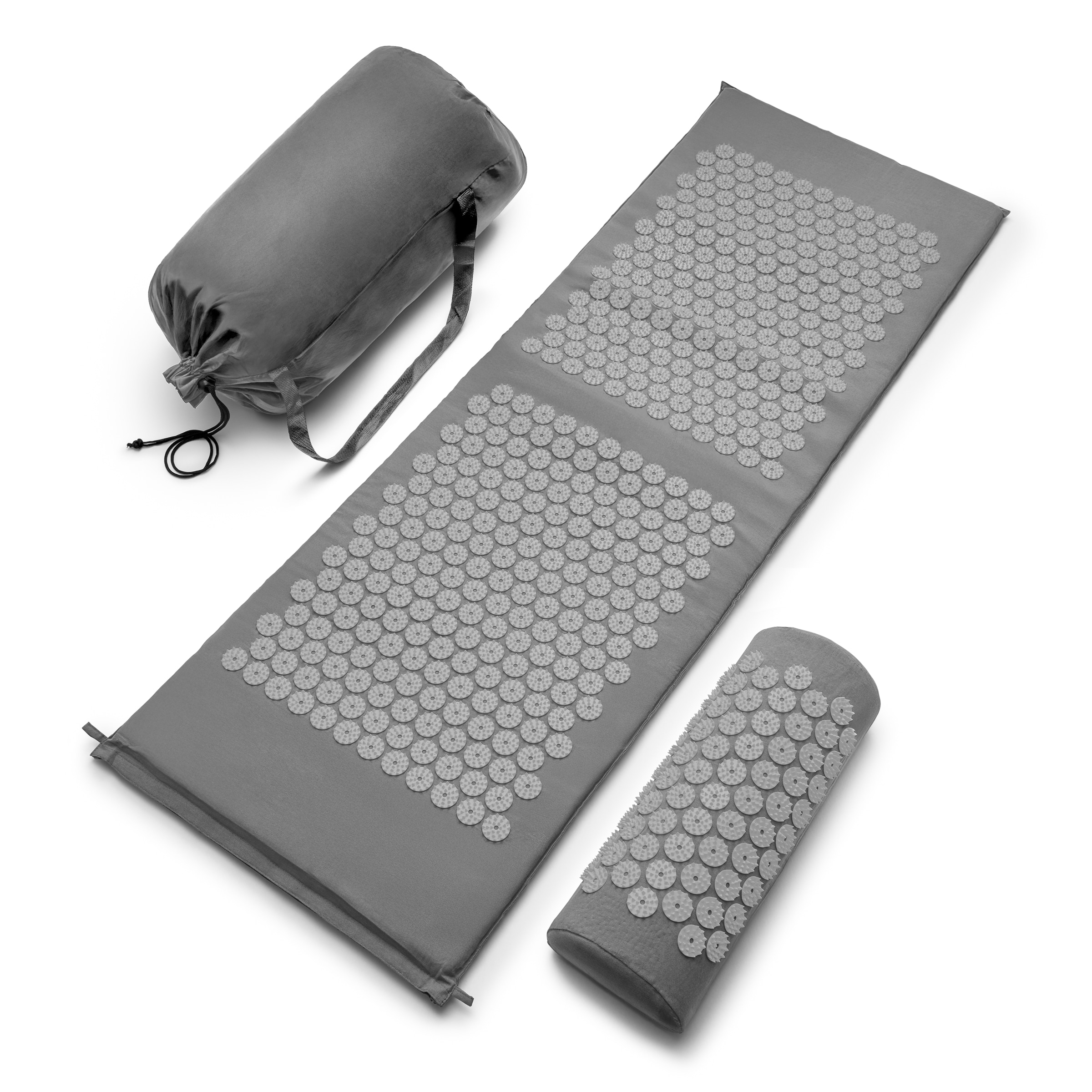 SORBUS  51 Inch Acupressure Mat Pillow and Carry Bag Set Helps with Stress Back and Neck Pain Great for Muscle Relaxation Sciatica and Meditation