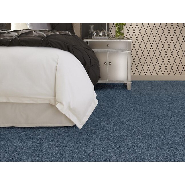 Shaw Floorigami Plume Perfect Peacock DIY Carpet 4-Pack 24-in Peacock Shag/Frieze Peel-and-Stick Carpet Tile Shaw Floorigami Plume Perfect Peacock DIY Carpet 4-Pack 24-in Peacock Shag/Frieze Peel-and-Stick Carpet Tile