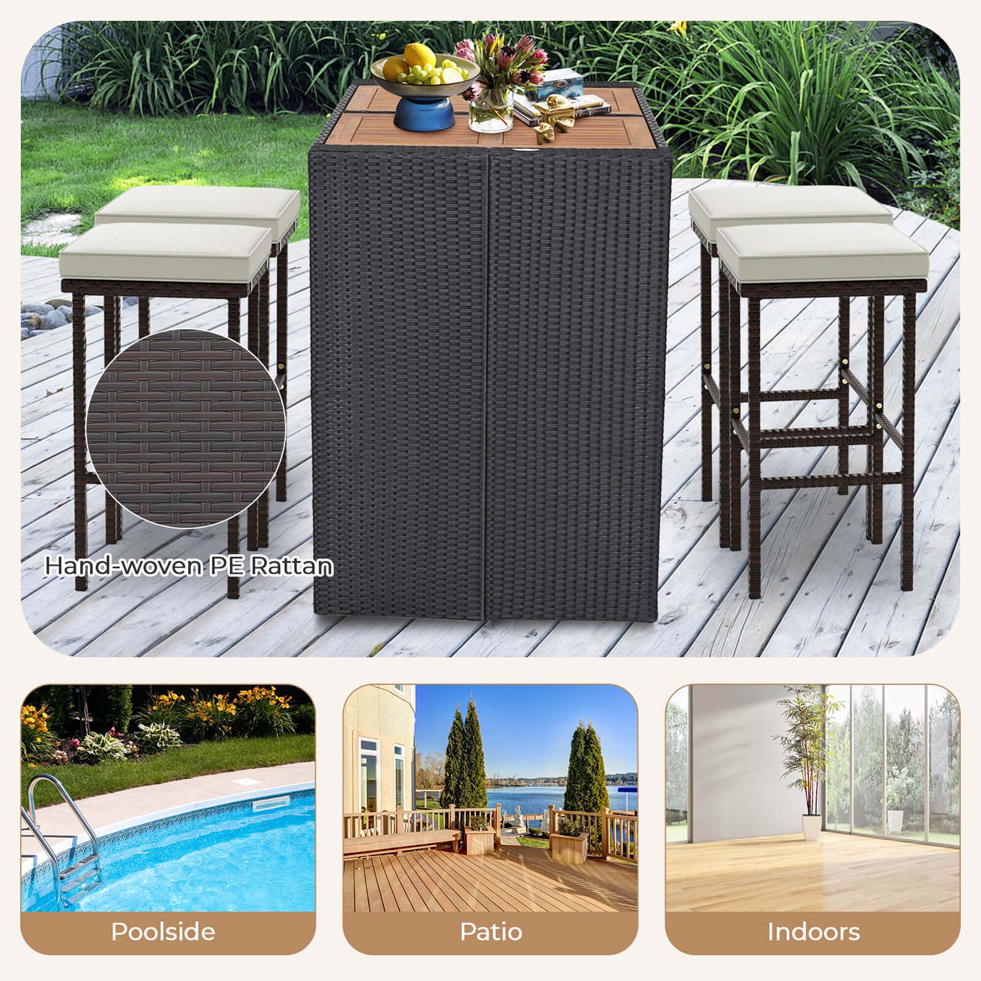 Costway HCST02157 stools - View #5