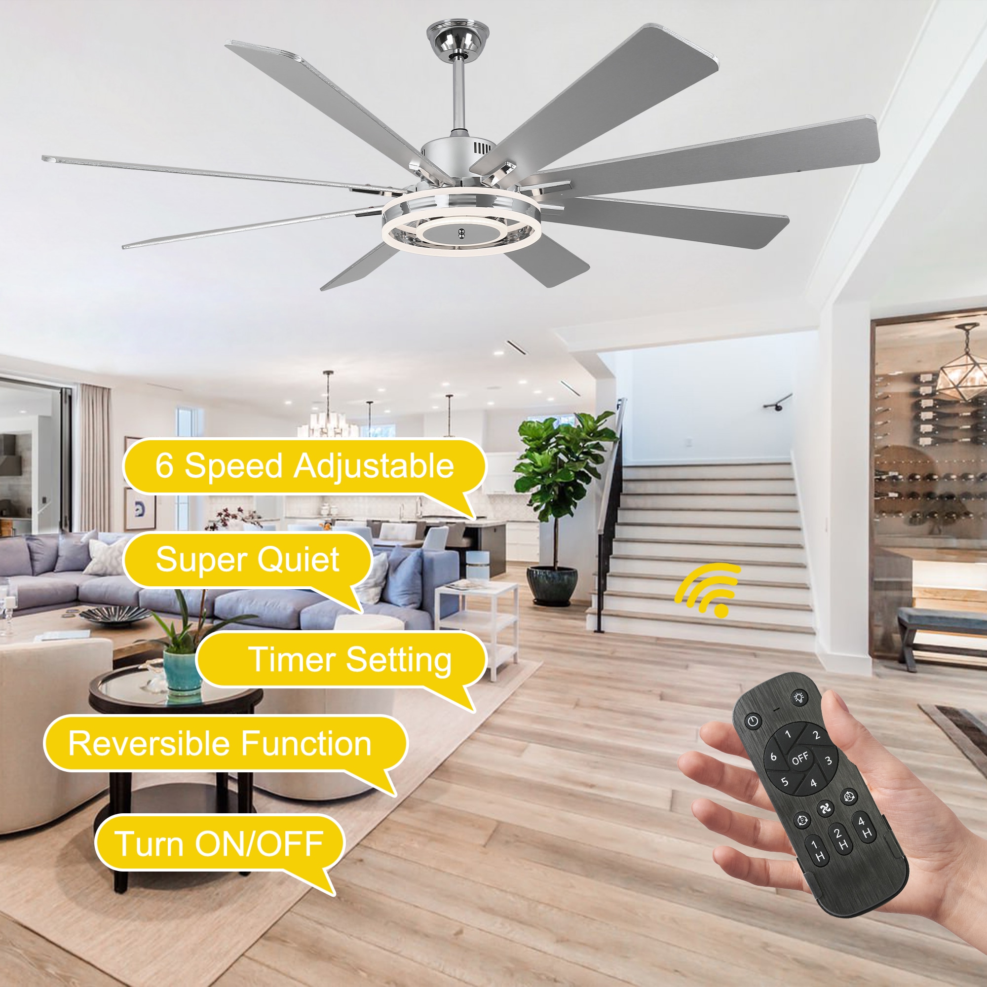 Oaks Decor DC7202-C Ceiling-Fans - View #6