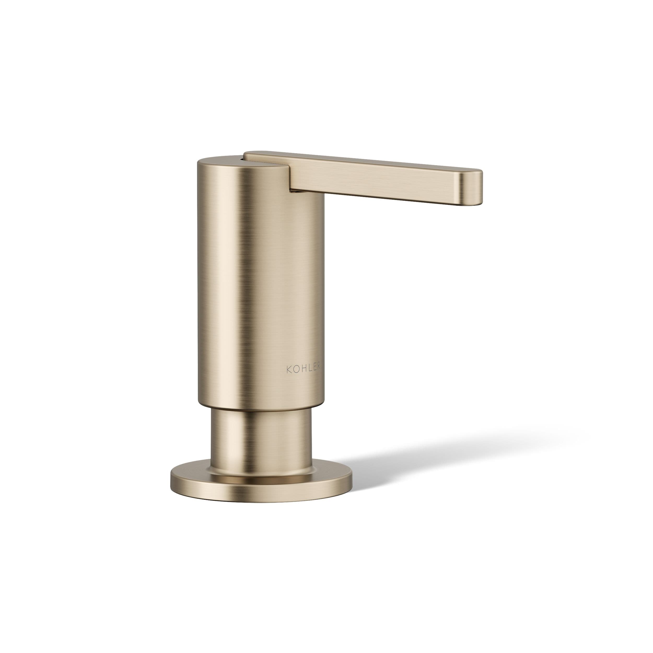 KOHLER - Components Vibrant Brushed Bronze 16-oz Capacity Deck-mount Soap and Lotion Dispenser