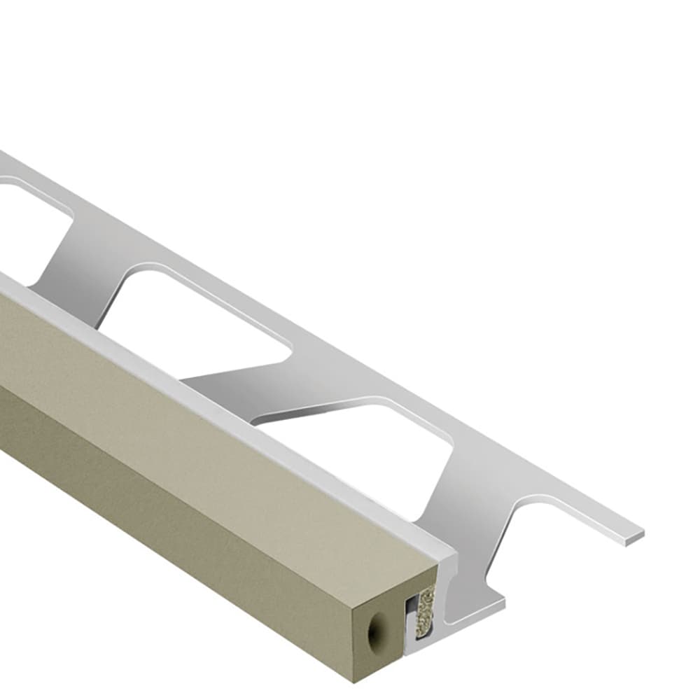 Schluter Systems AKSA125G Dilex-KSA 0.5-in W x 98.5-in L Grey Aluminum Tile Edge Trim