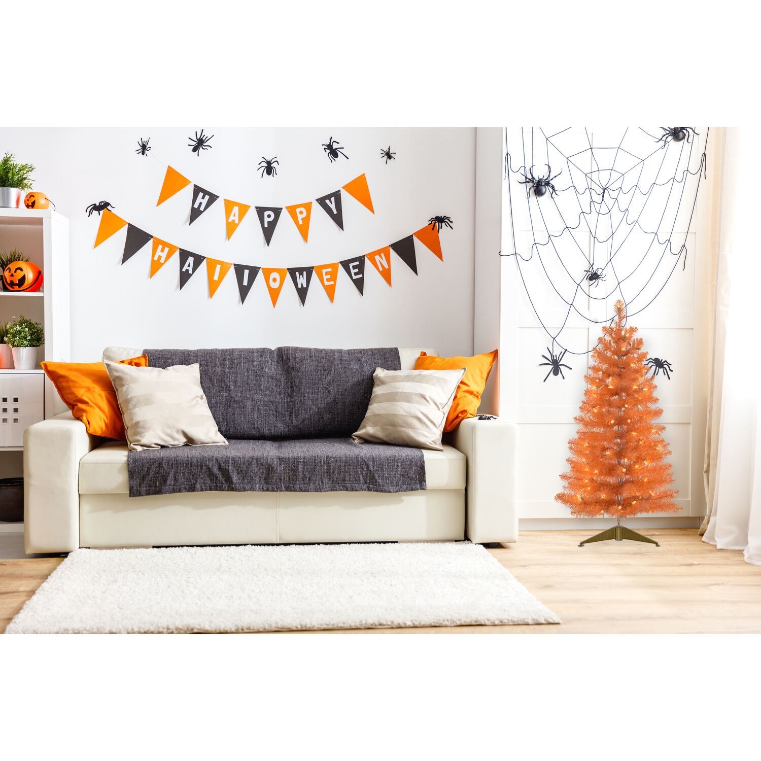 Haunted Hill Farm HH036TINTR-5ORN Table-Halloween-Decor - View #7