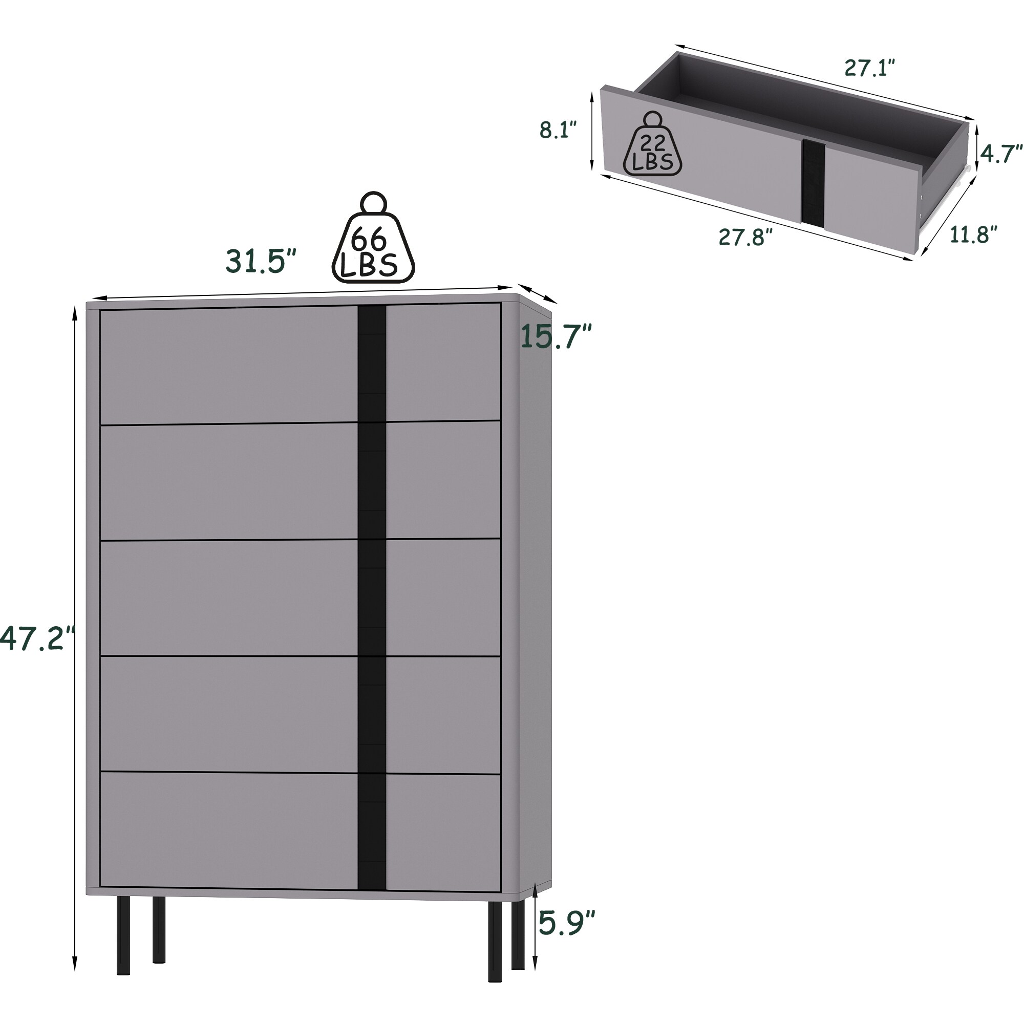 FUFU&GAGA LJY-RA0063-01 Dining-Kitchen-Storarge - View #18