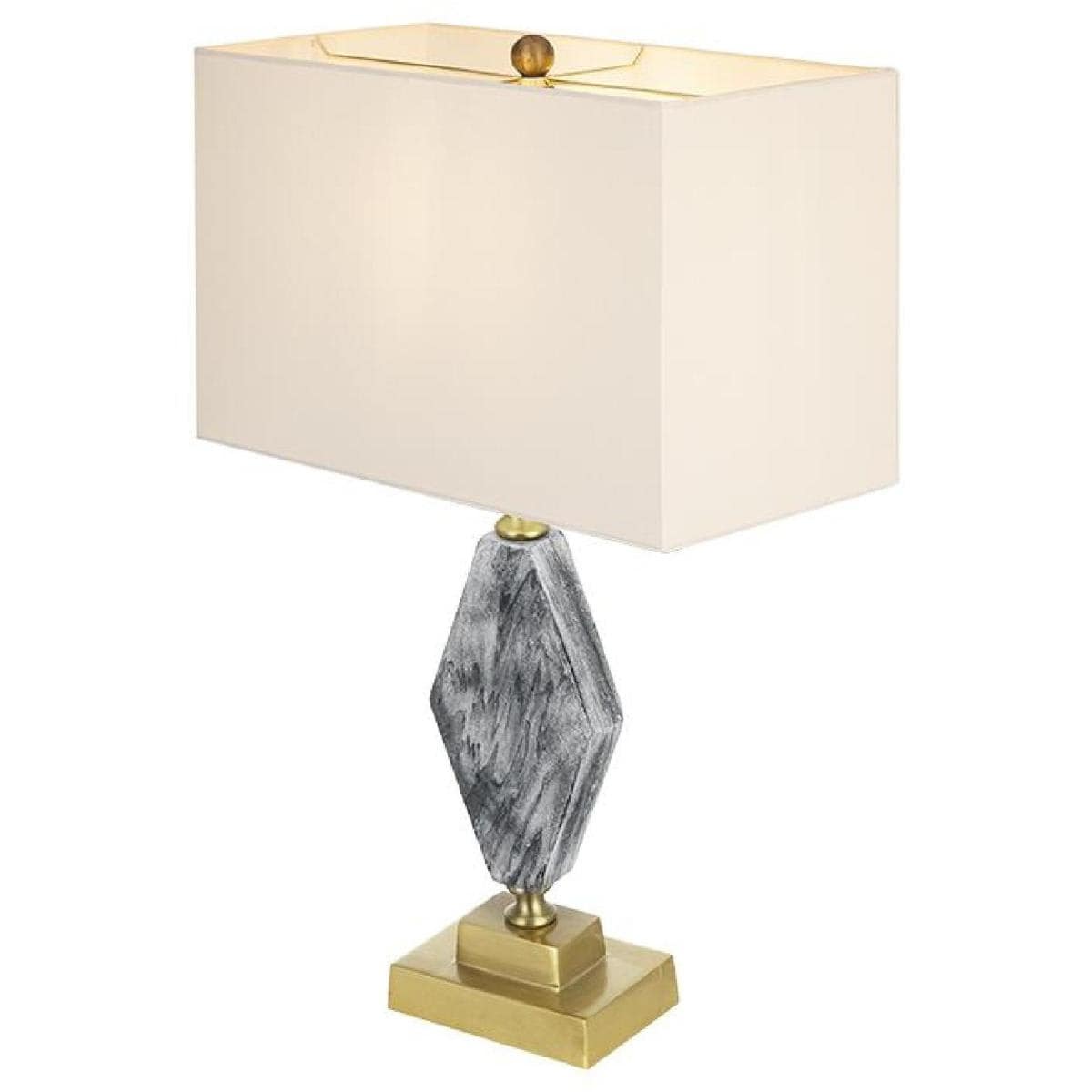 A&B Home  83841 Anita 255 inch 4000 watt Black/Gold/White Table Lamp Portable Light