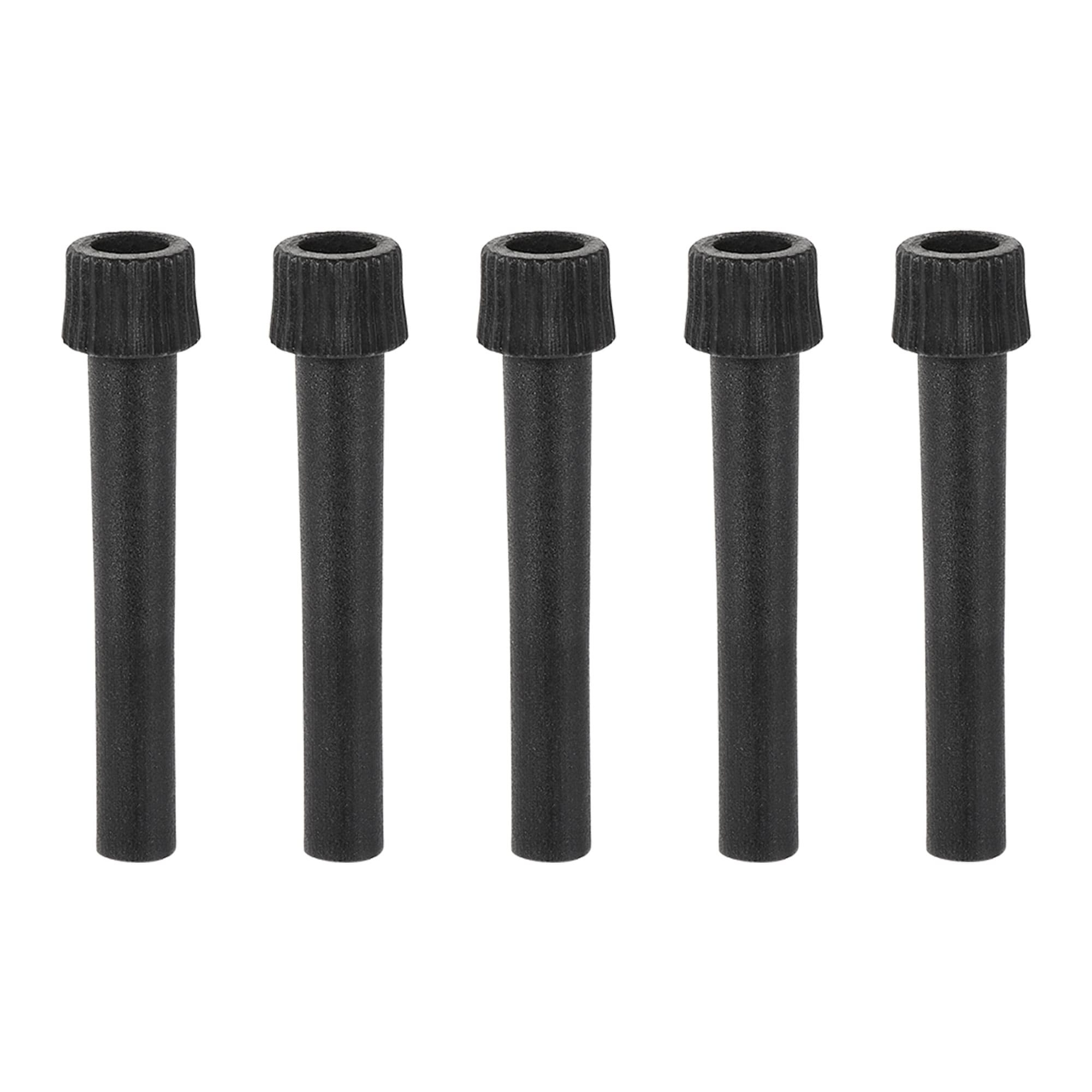 Unique Bargains On/Off Replacement Light Turn Switch Knob Lamp Socket Extension Knobs 50mm Length Black 5pcs #S26031300UX6880