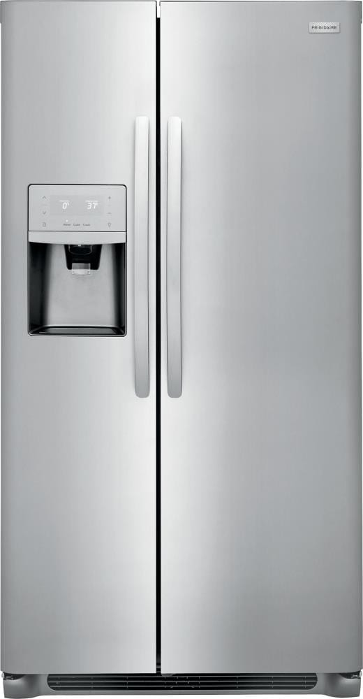 Frigidaire 22-cu ft Counter-depth Side-by-Side Refrigerator with Ice ...