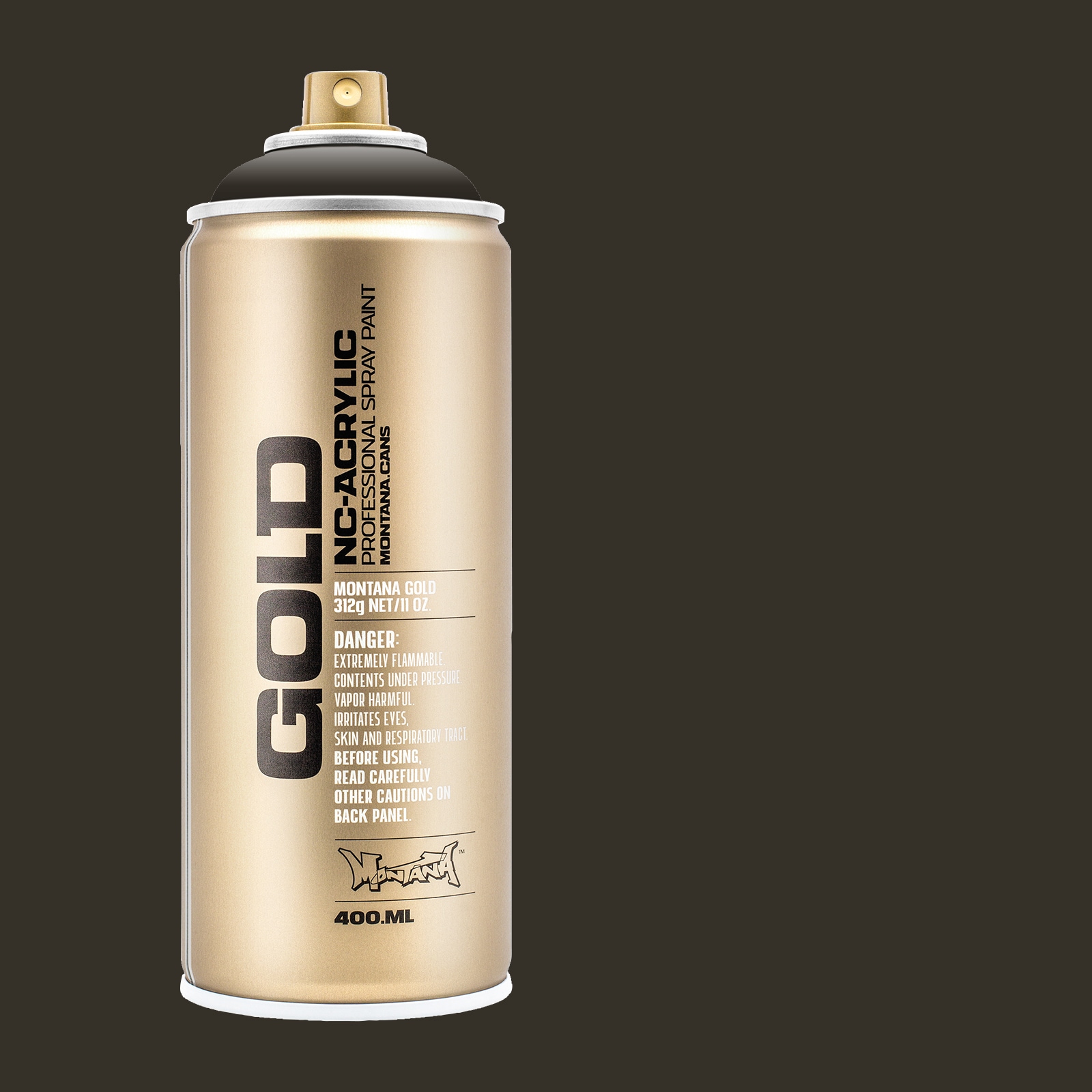 Montana Cans MXG-G8150 GOLD Matte Concrete Spray paint ( NET WT. 11-oz )