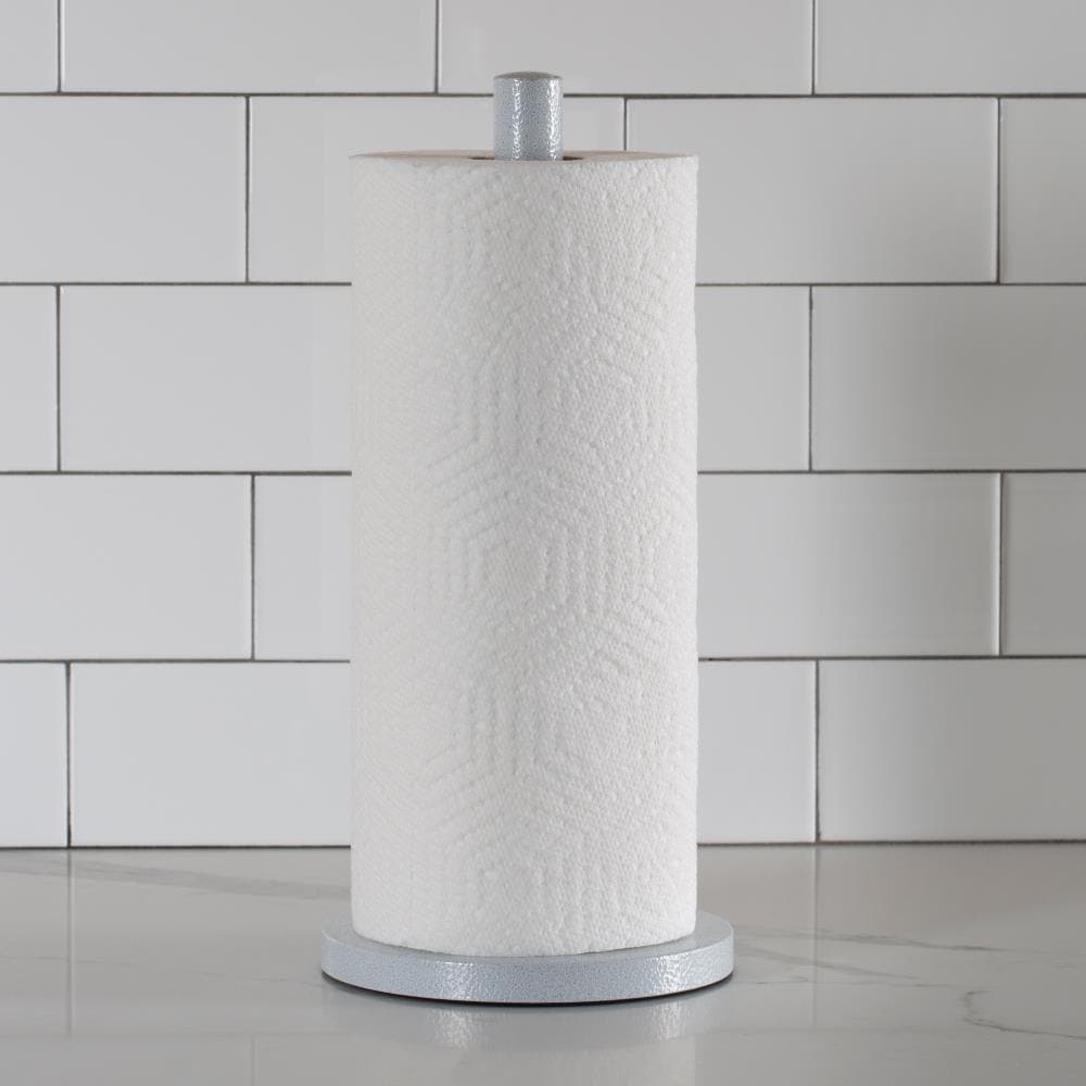 White Marble Paper Towel Holder - Hudson Grace