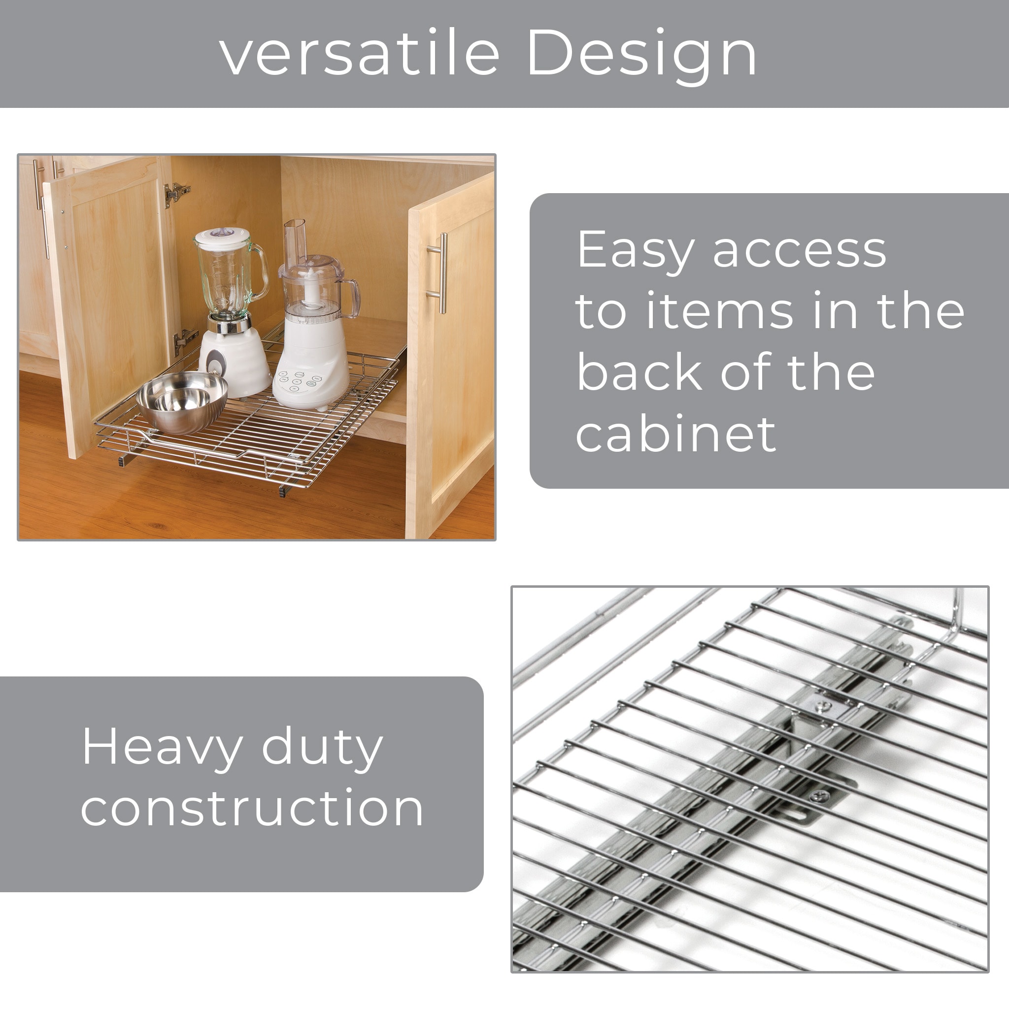 Smart Design 8438290 Pull-Out-Cabinet-Baskets - View #4