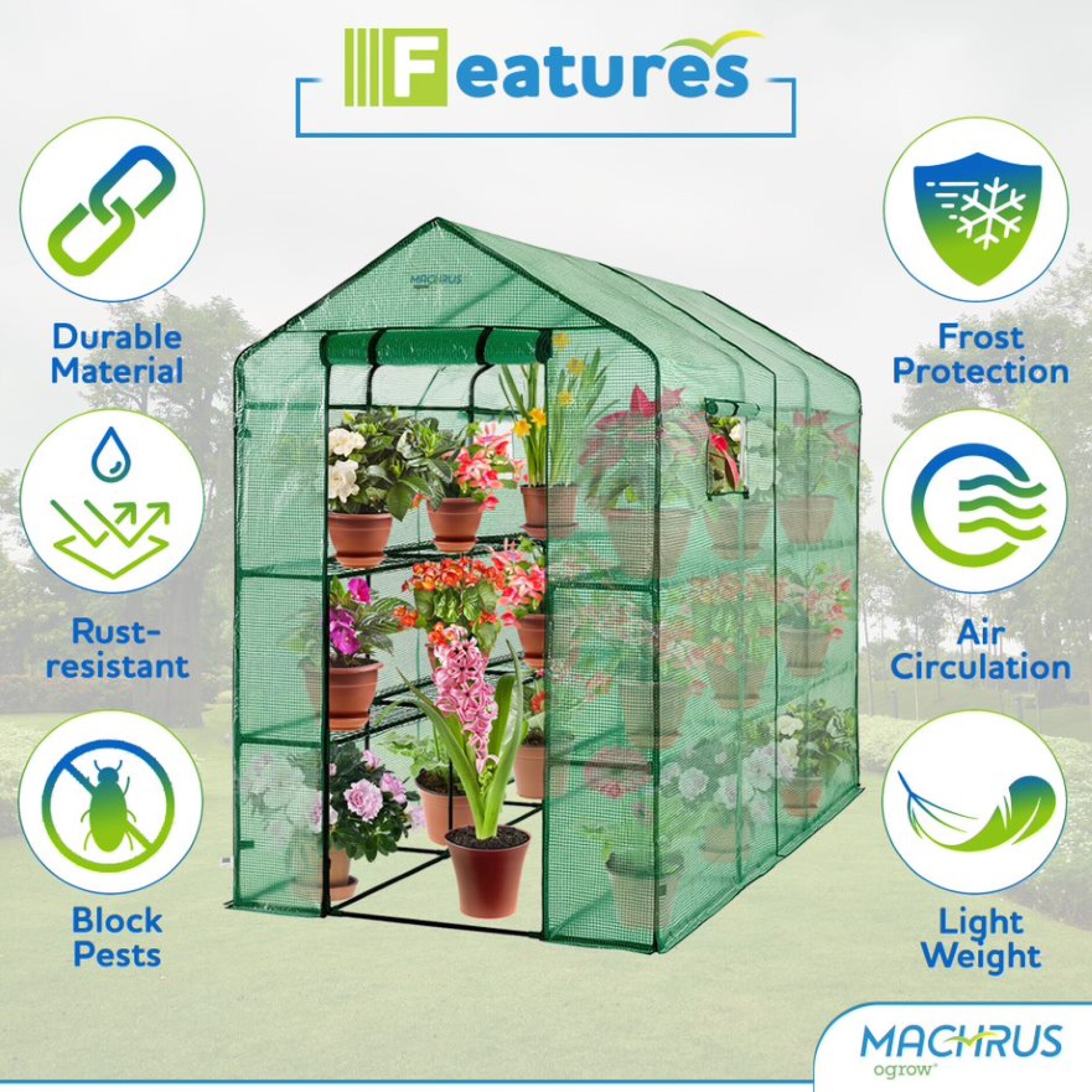 Ogrow OG6868-PE greenhouses - View #4