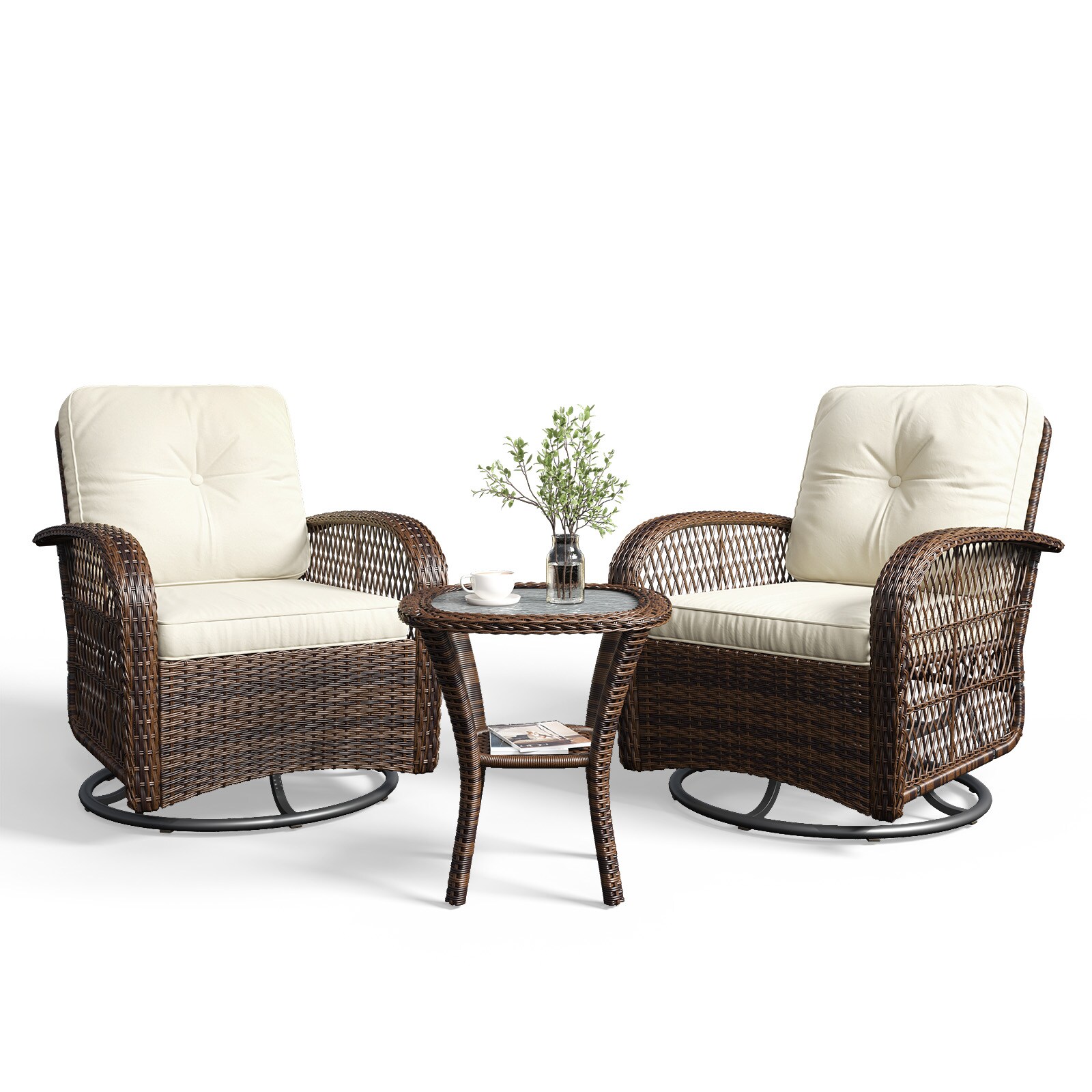 AOXUN LS-036BG-3 Patio-Conversation-Sets - View #2