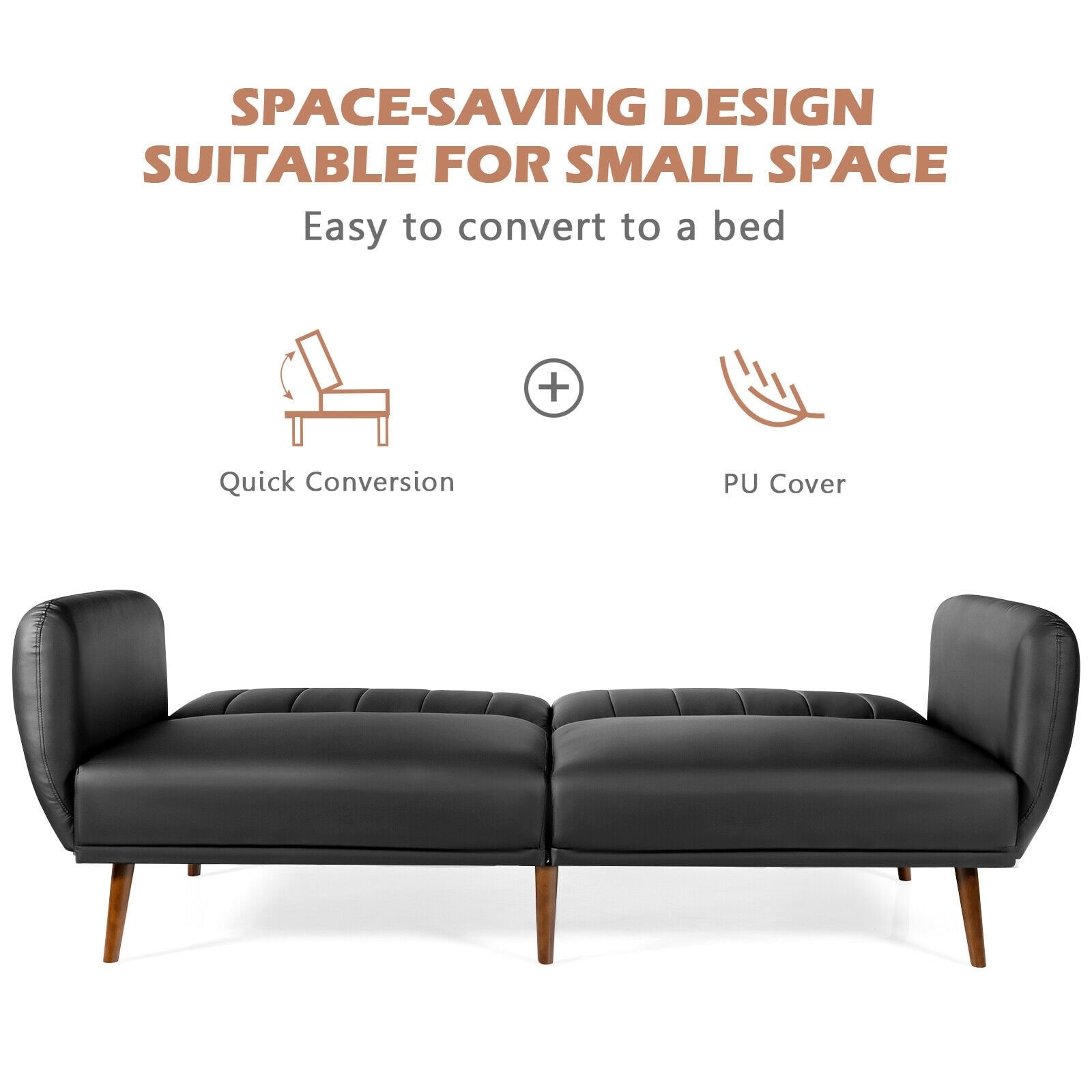 LIVIZA INS-10031BK Sofas-Loveseats - View #2