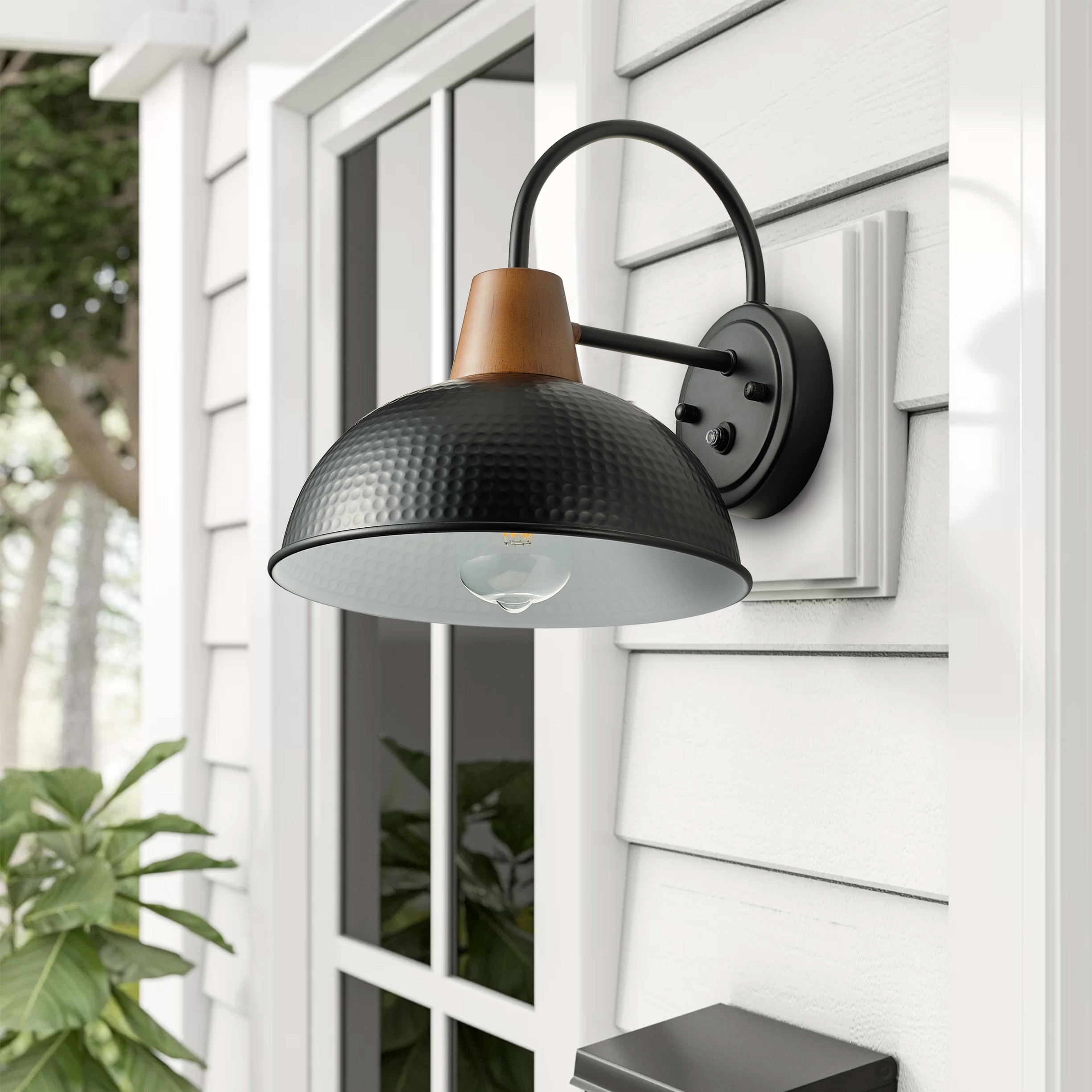 Aiwen JE-W2370-PCBK Outdoor-Wall-Lighting - View #3