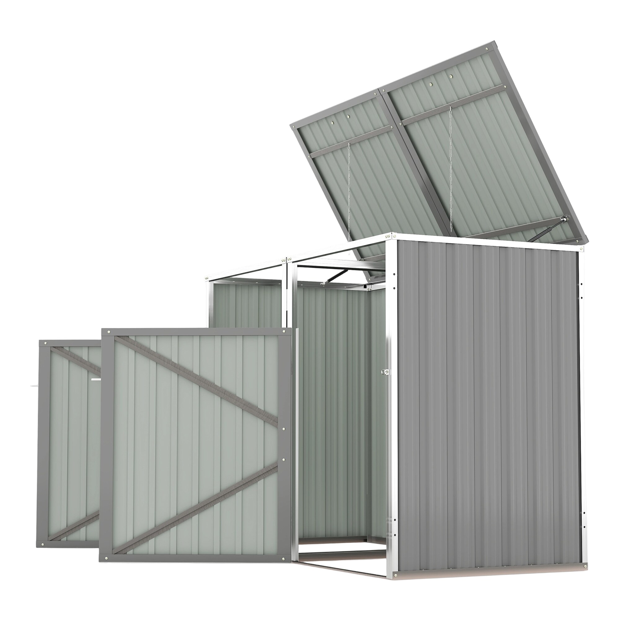 Tinyhomie LW-WEM-818 Metal-Storage-Buildings-Sheds - View #10