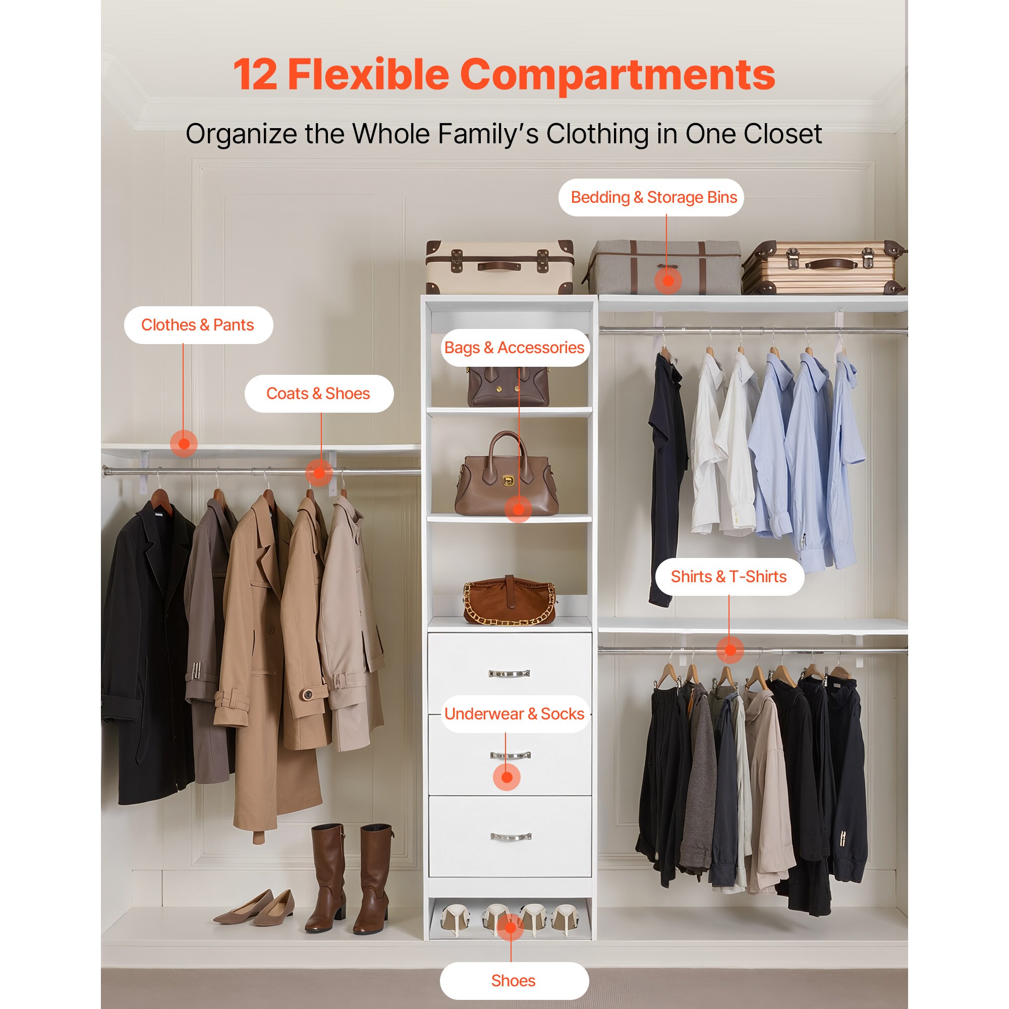 Wooakway FXLS0609-606A766 Wood-Closet-Kits - View #4