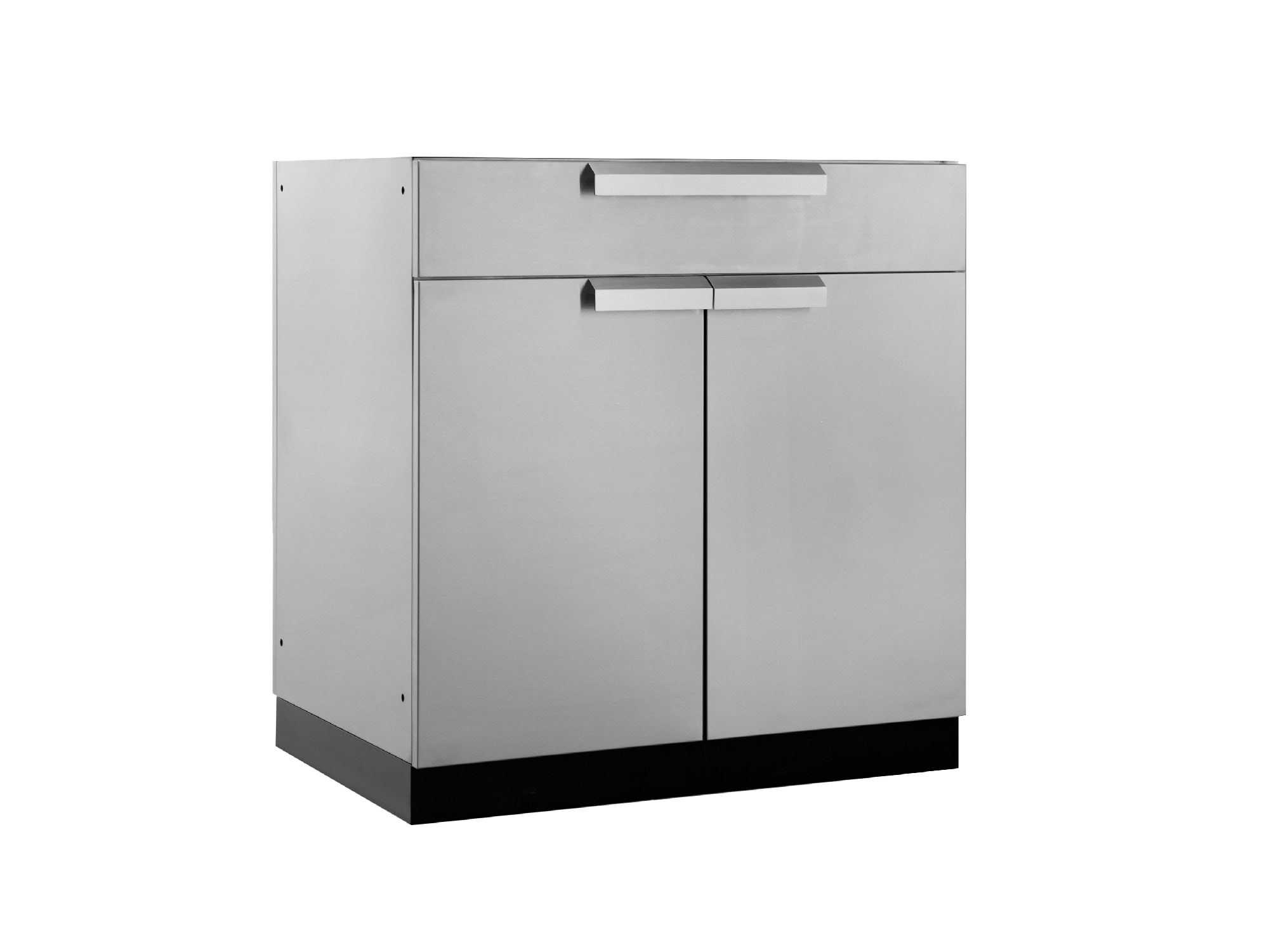 NewAge Products Classic Series 32-in W Modular Outdoor Kitchen Bar cabinet Powder-coated steel Stainless Steel