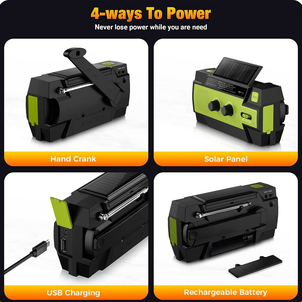 Aoibox LAWR0917025 Weather-Radio - View #4