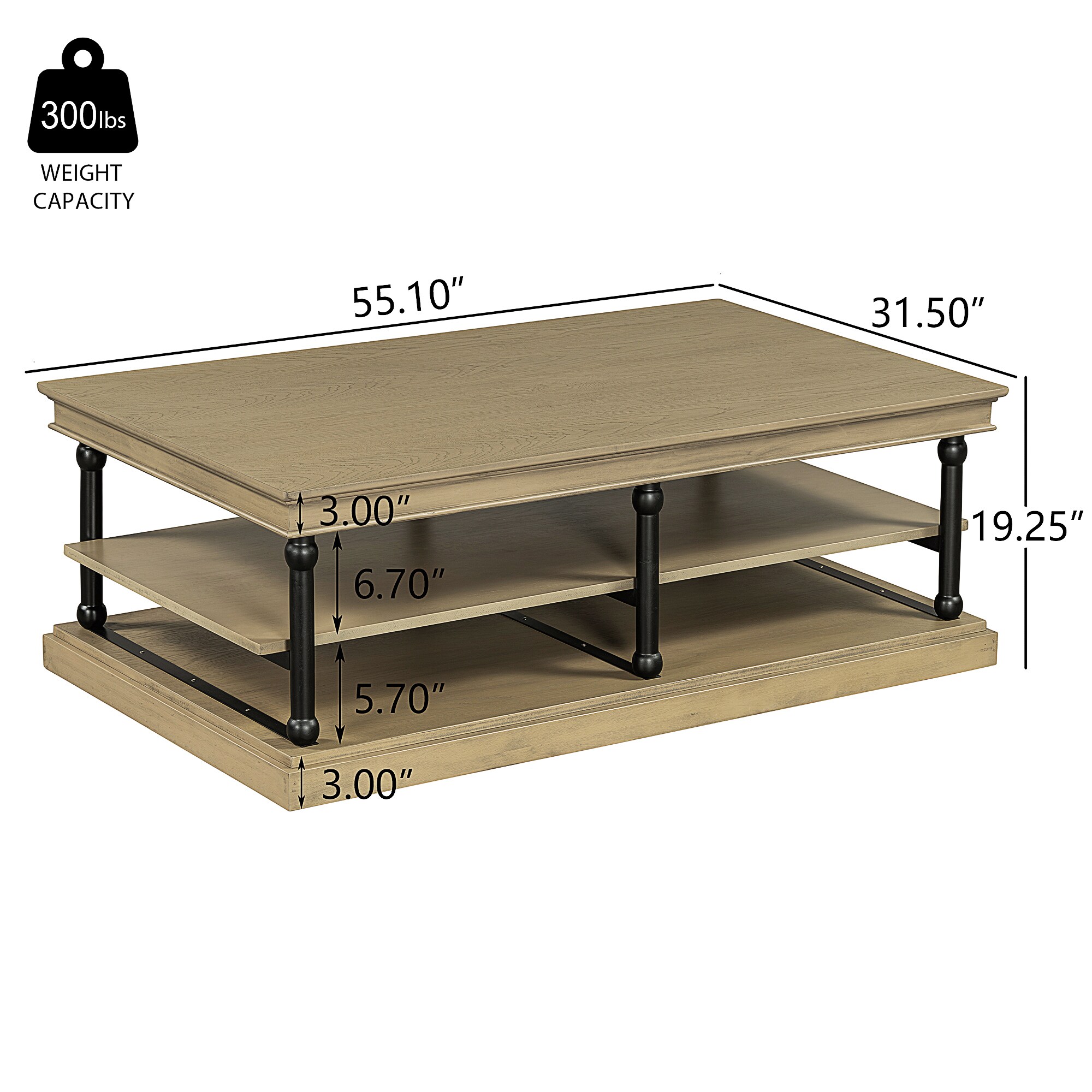 LOVMOR SF-X-N768P292053B Coffee-Tables - View #2