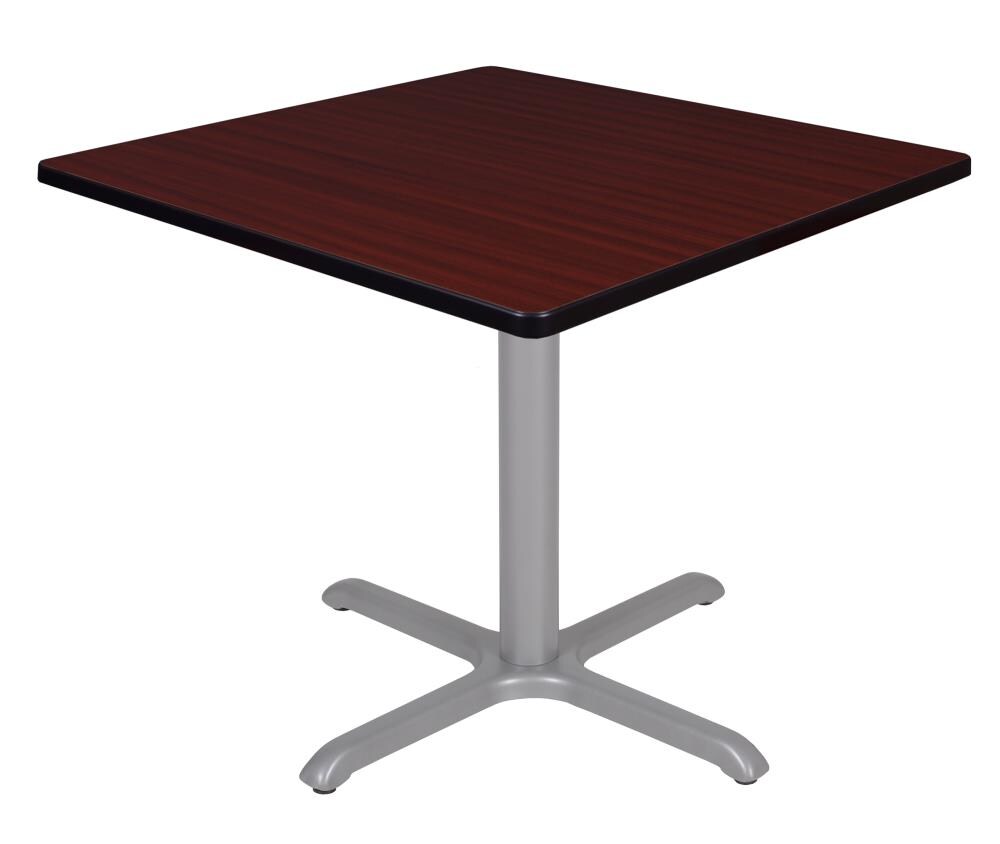 Regency TVX4242MHGY Breakroom Brown 4-Person Training Table (42-in W x 29-in H)