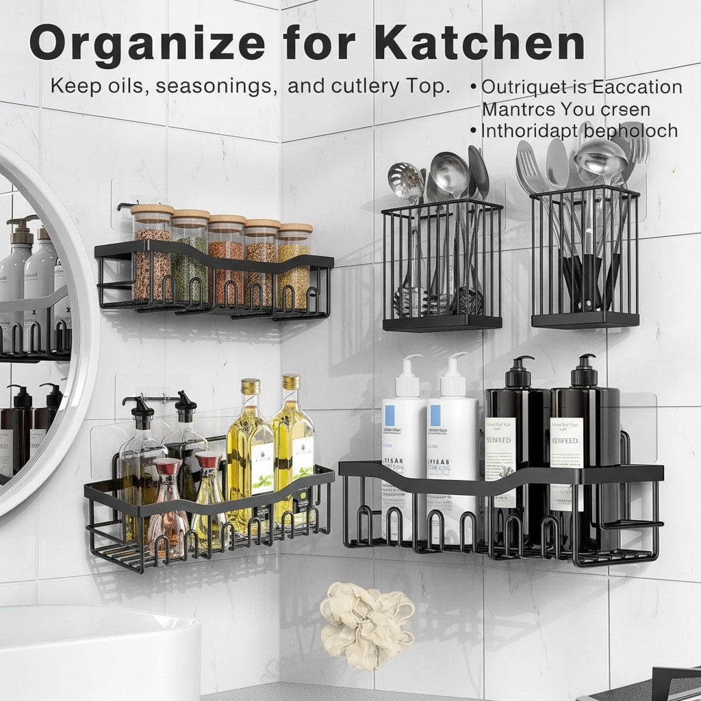 Paradigms Interiors 0BLSCY6PR Hanging-Shower-Caddies - View #5