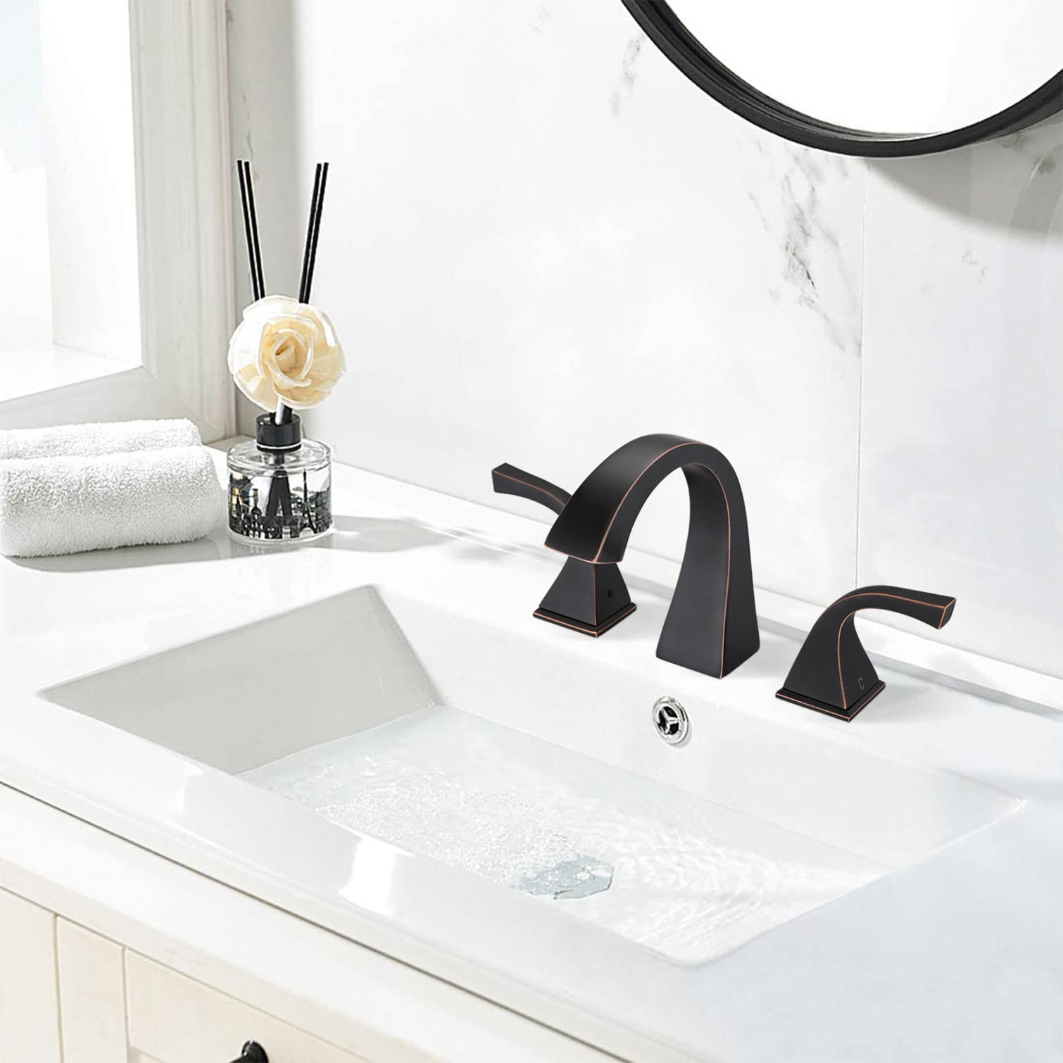 EQLOO B1921-BN Lavatory-Faucets - View #3