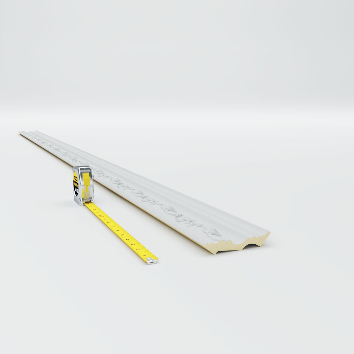 Southampton 94.5" White Polyurethane Crown Moulding