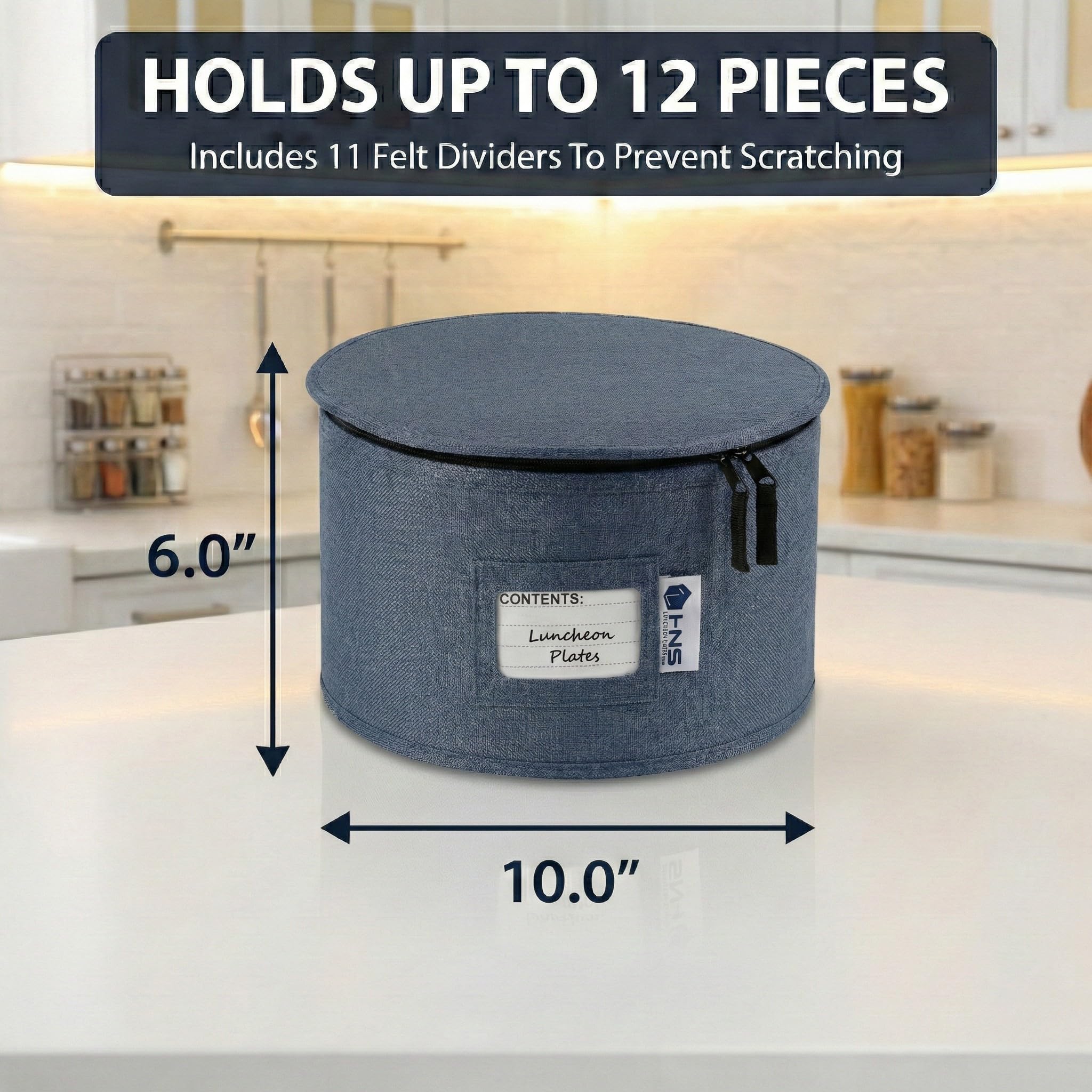 HoldN’ Storage Dinner Plates Storage Container Hard Shell China ...