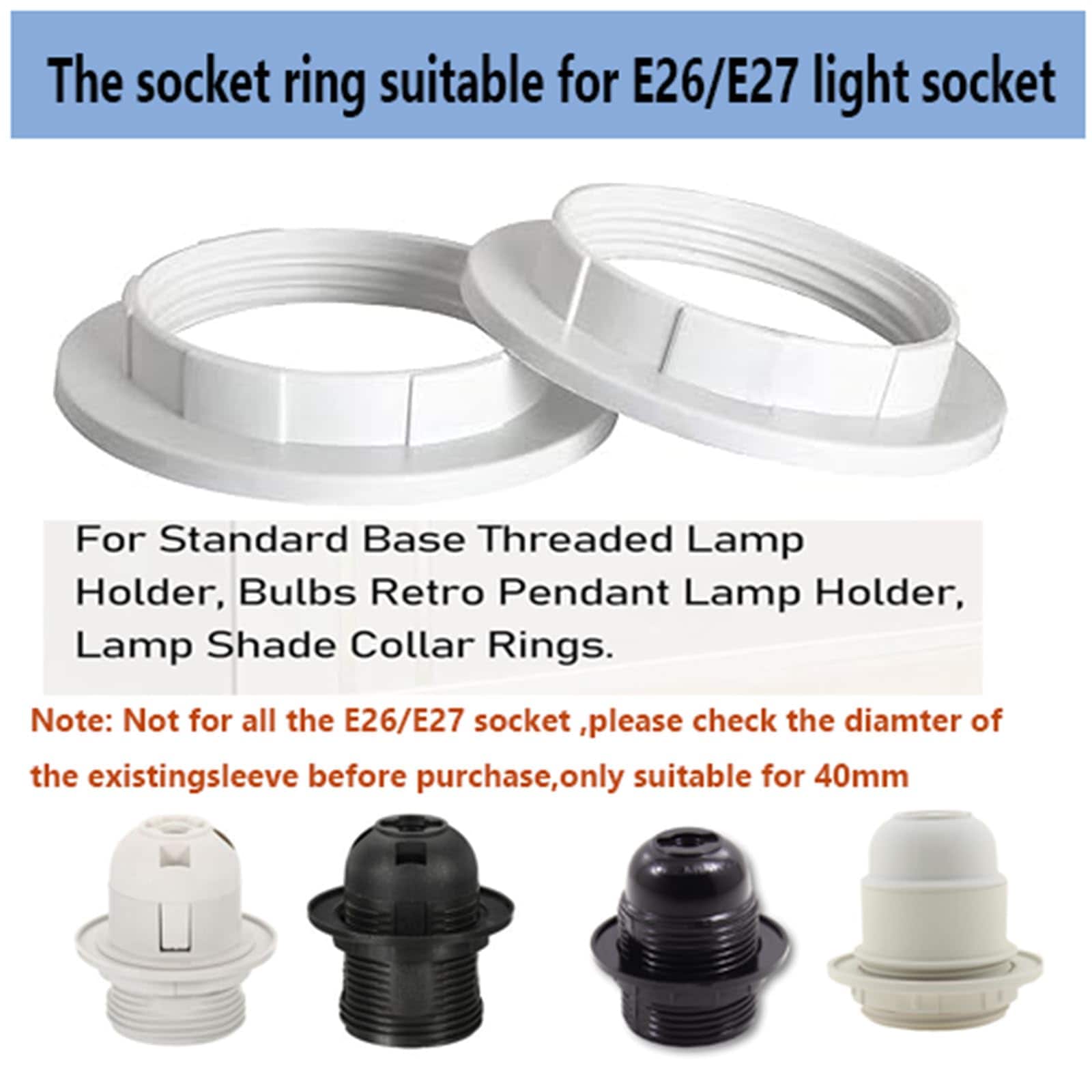 Aoibox LABP7FQB Lamp-Finials - View #3