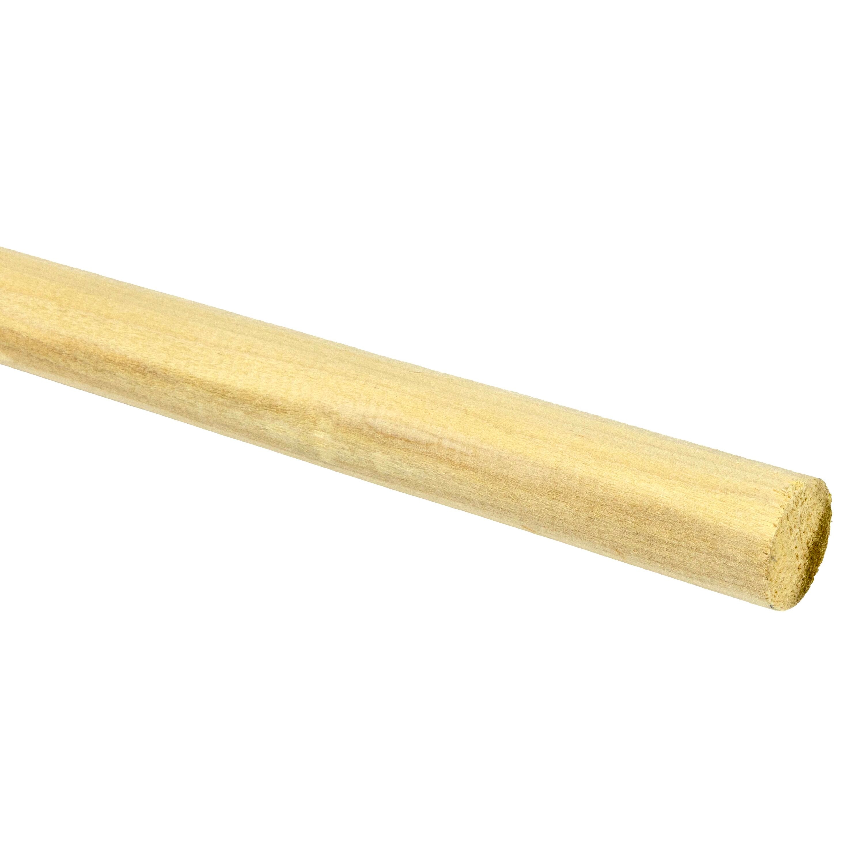 Madison Mill Unfinished Wood Closet Rod 96-in x 1-in