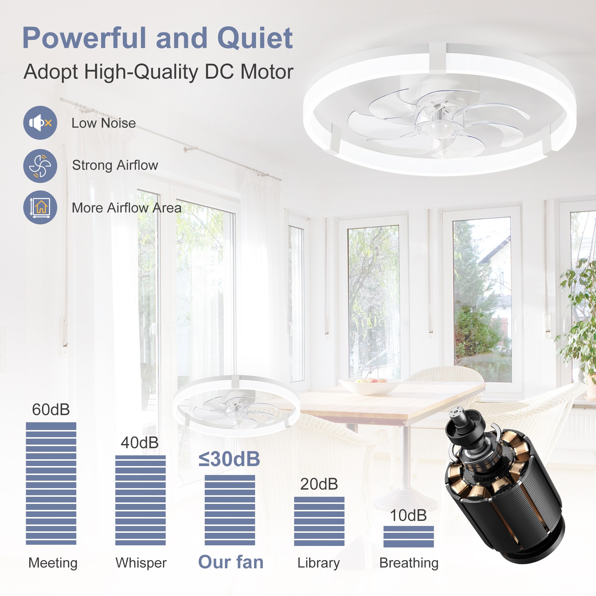 Airsurfer AS-33079-WH Ceiling-Fans - View #7