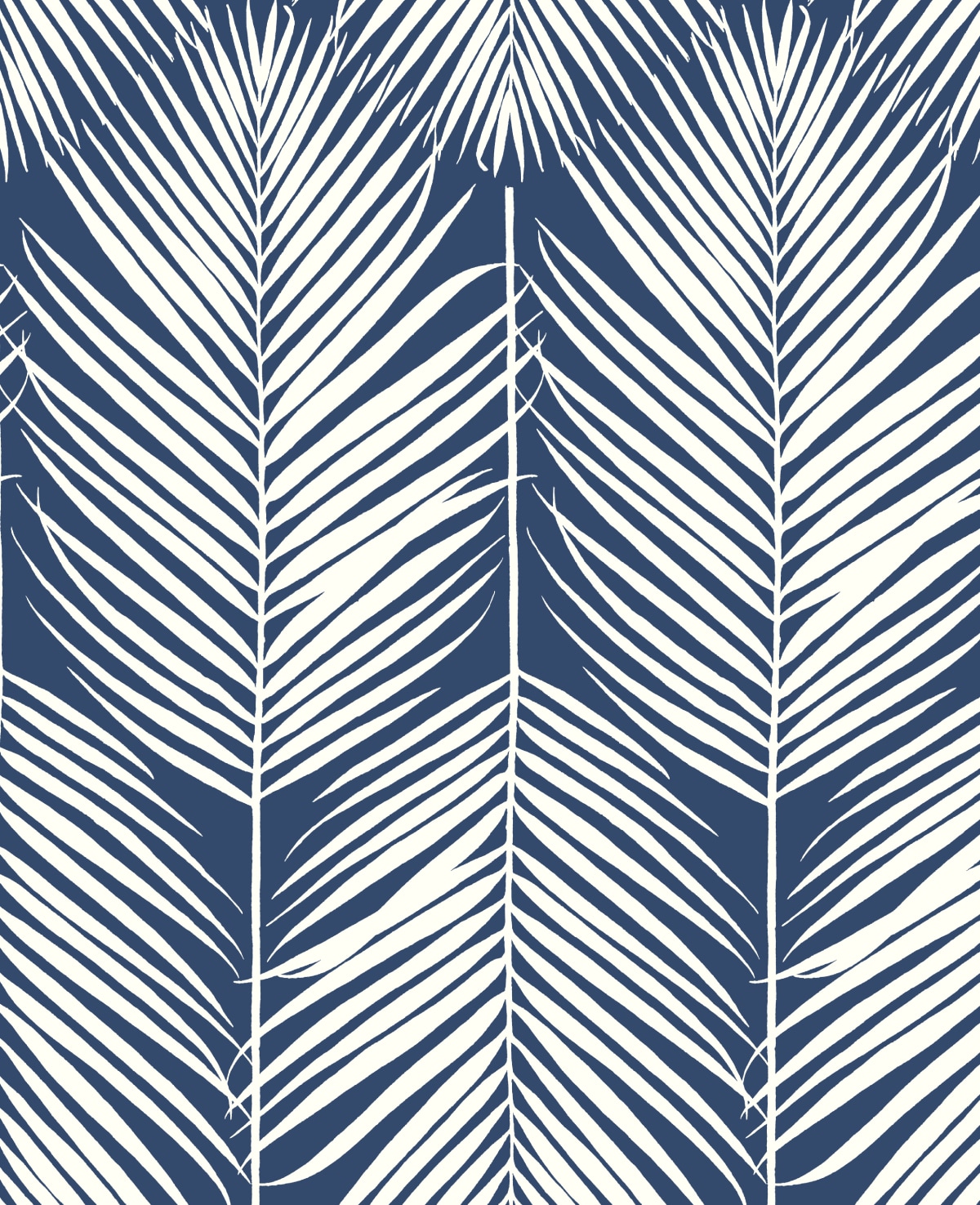 NextWall NW39802 30.75-Sq. Feet Coastal Blue Vinyl Floral Self-adhesive Peel and Stick Wallpaper