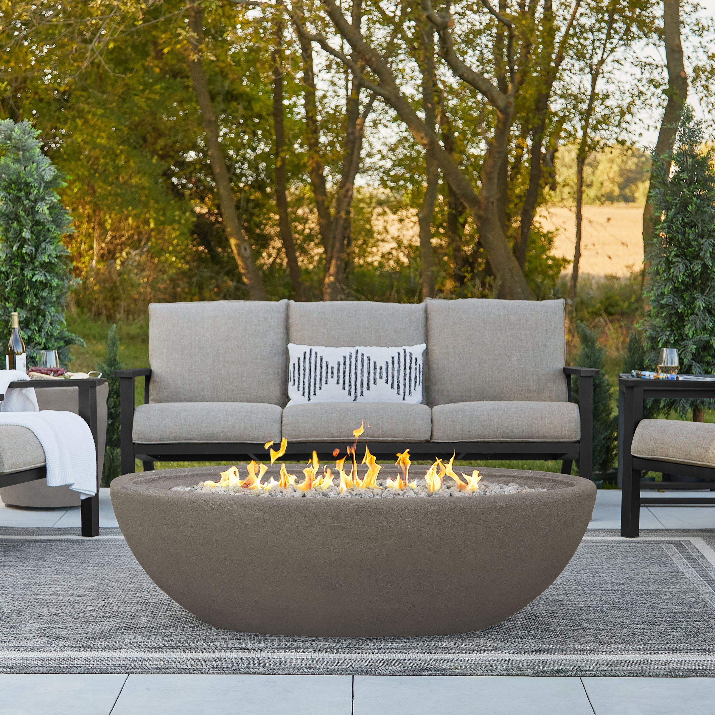 Outdoor Fireplaces Brand Real Flame