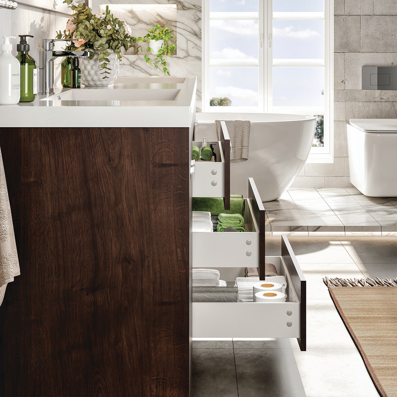 Eviva EVVN1900-8-84RSWD Bath-Vanity-Combo - View #6