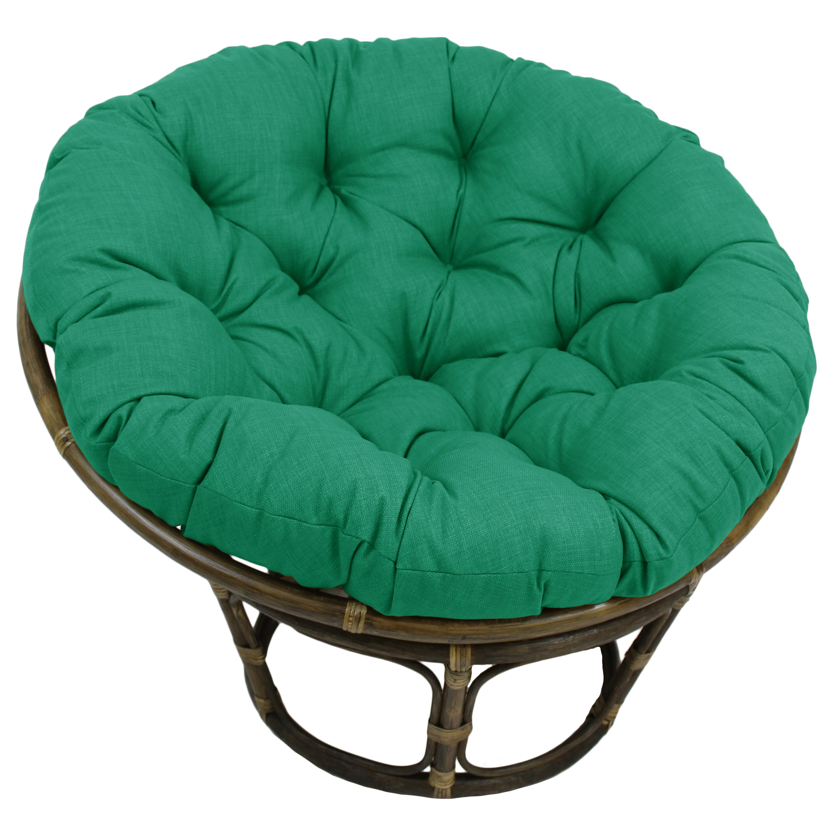 Blazing Needles 93312-REO-SOL-14 44-in x 44-in Emerald Deep Seat Patio Chair Cushion