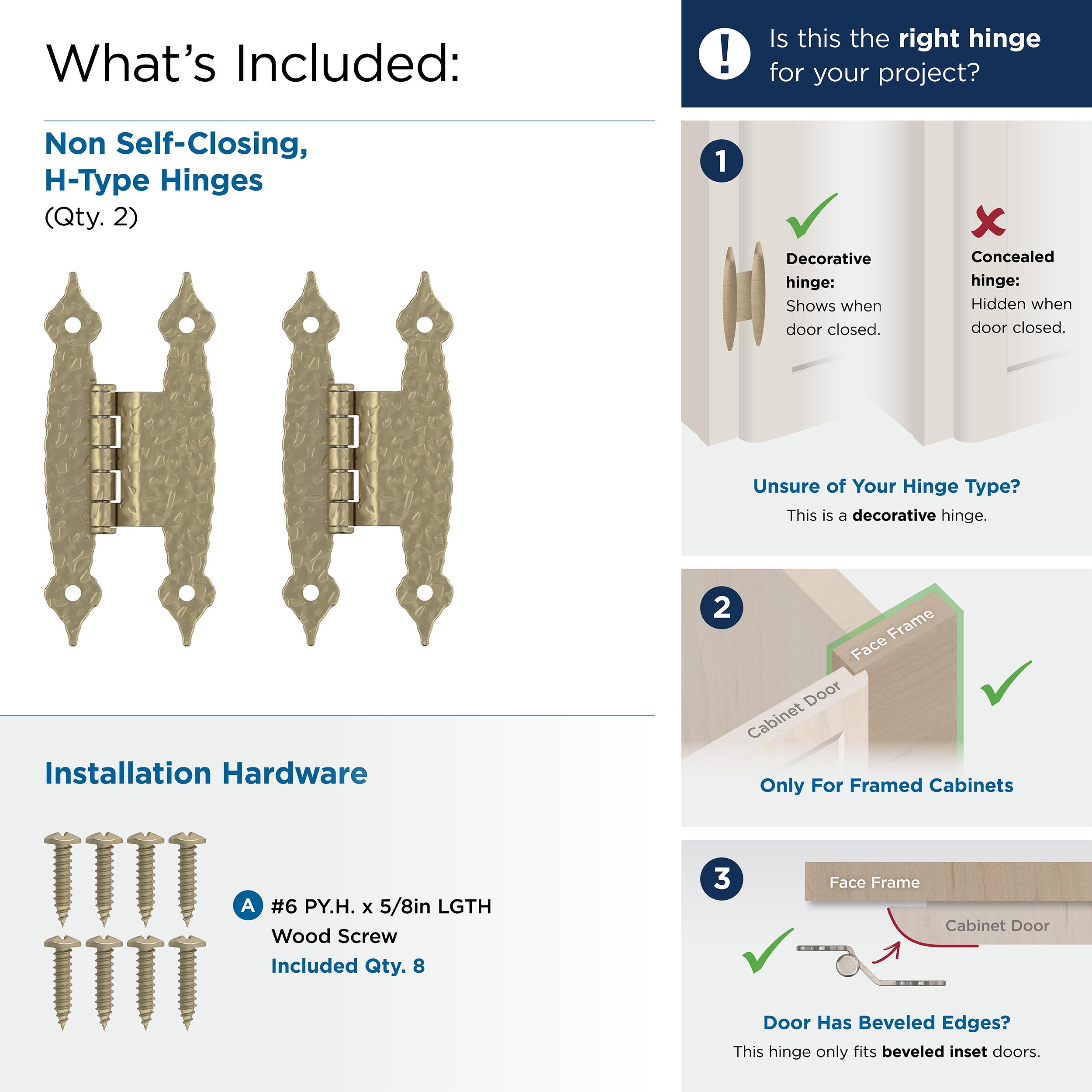 Amerock BPR3406BBZ Cabinet-Hinges - View #4