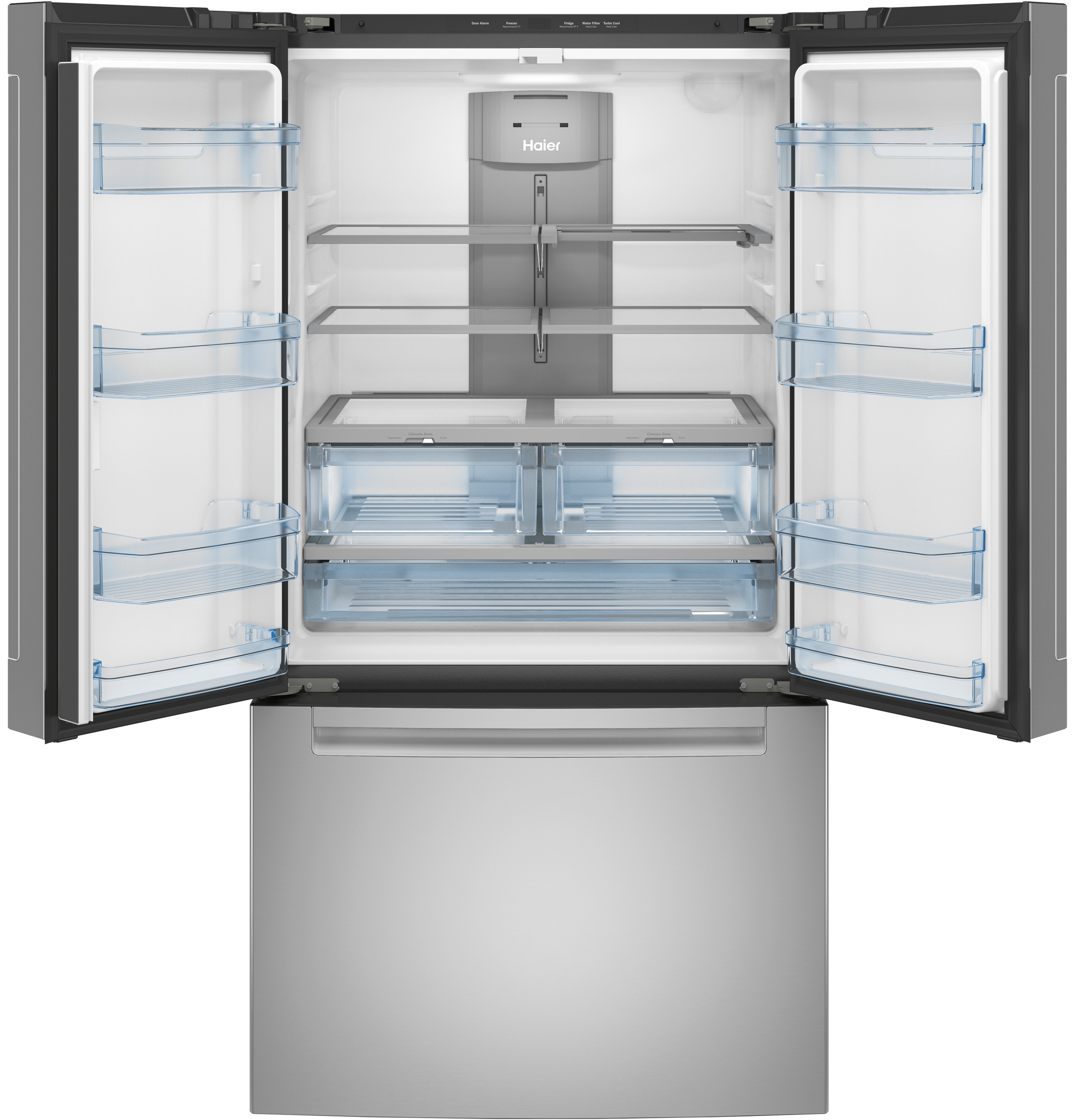 haier 27.0 cu ft french door refrigerator qne27jymfs