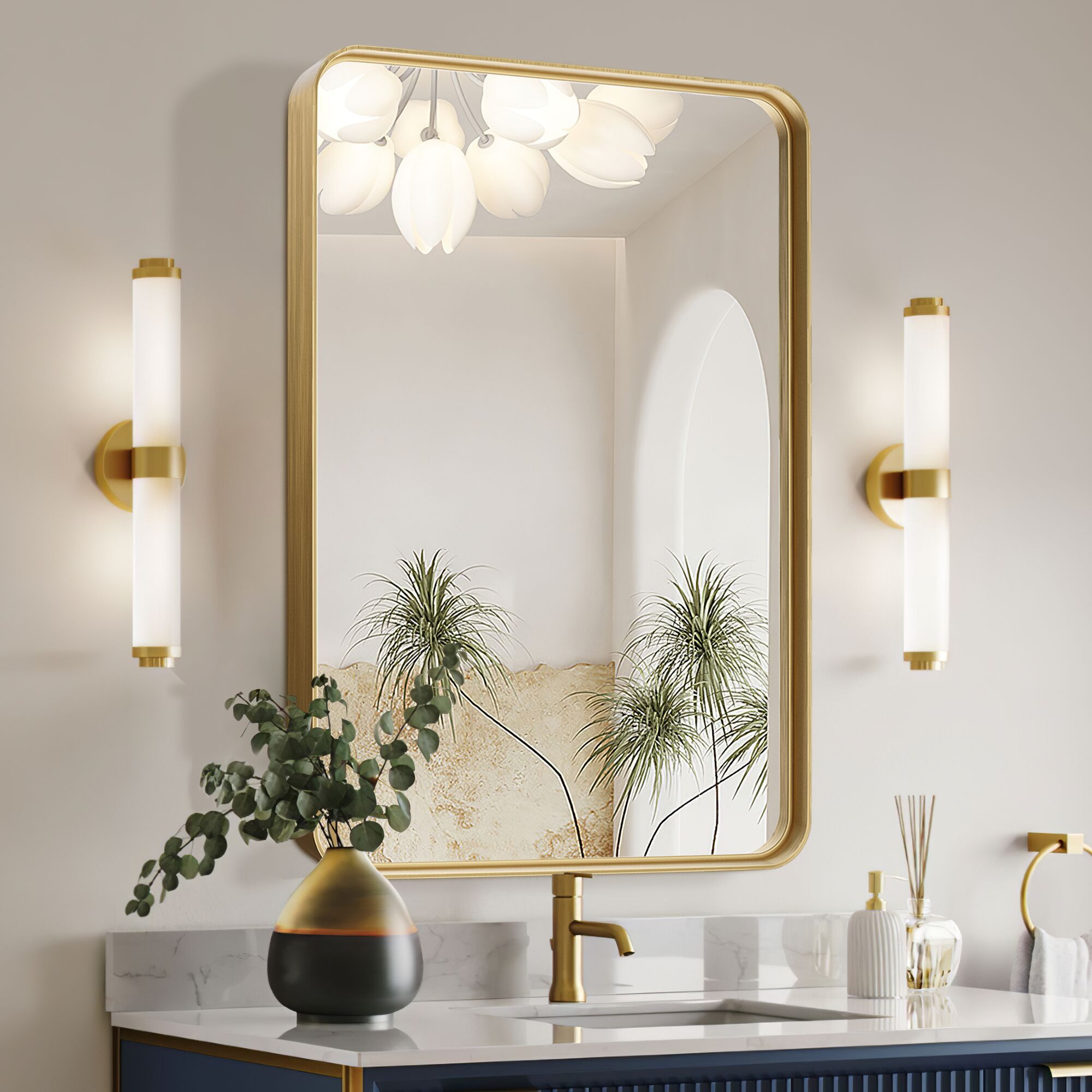 Dovelina LS-A-MR01119 Framed-Bath-Mirrors - View #3