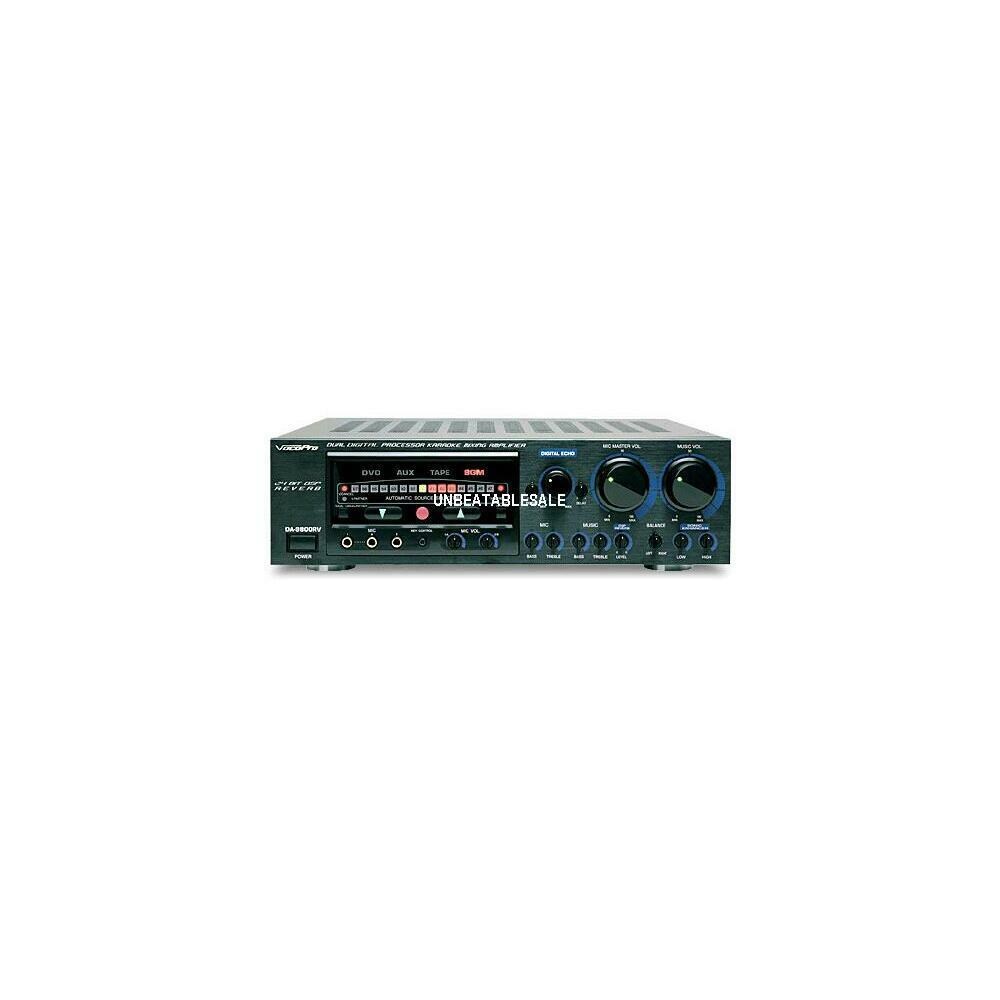 Vocopro TBAL7313  DA9800RV 600W Professional Digital Key Control Mixing Amplifier with DSP Reverb and Sonic Enhancer
