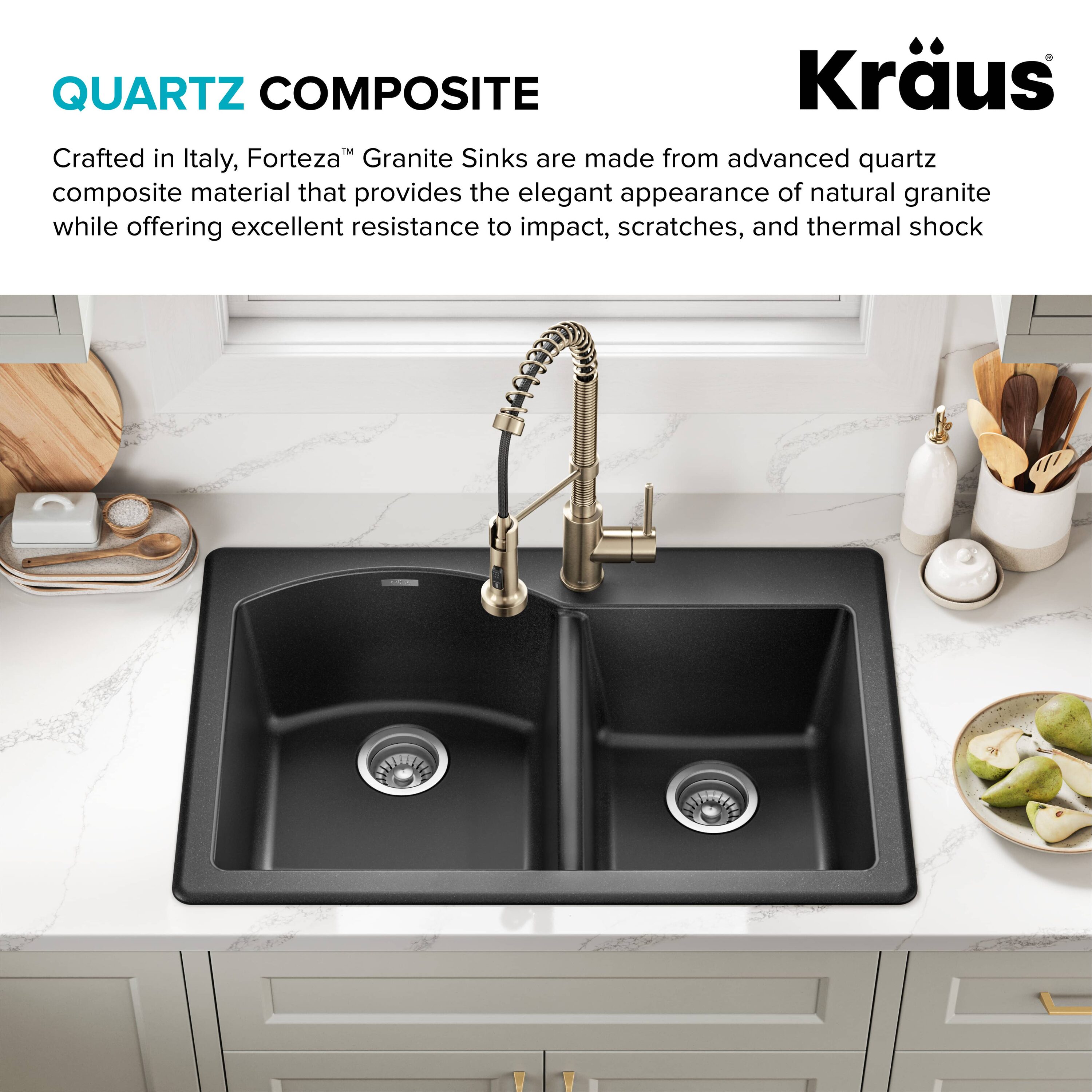 Kraus KGD-50BLACK Kitchen-Sinks - View #7