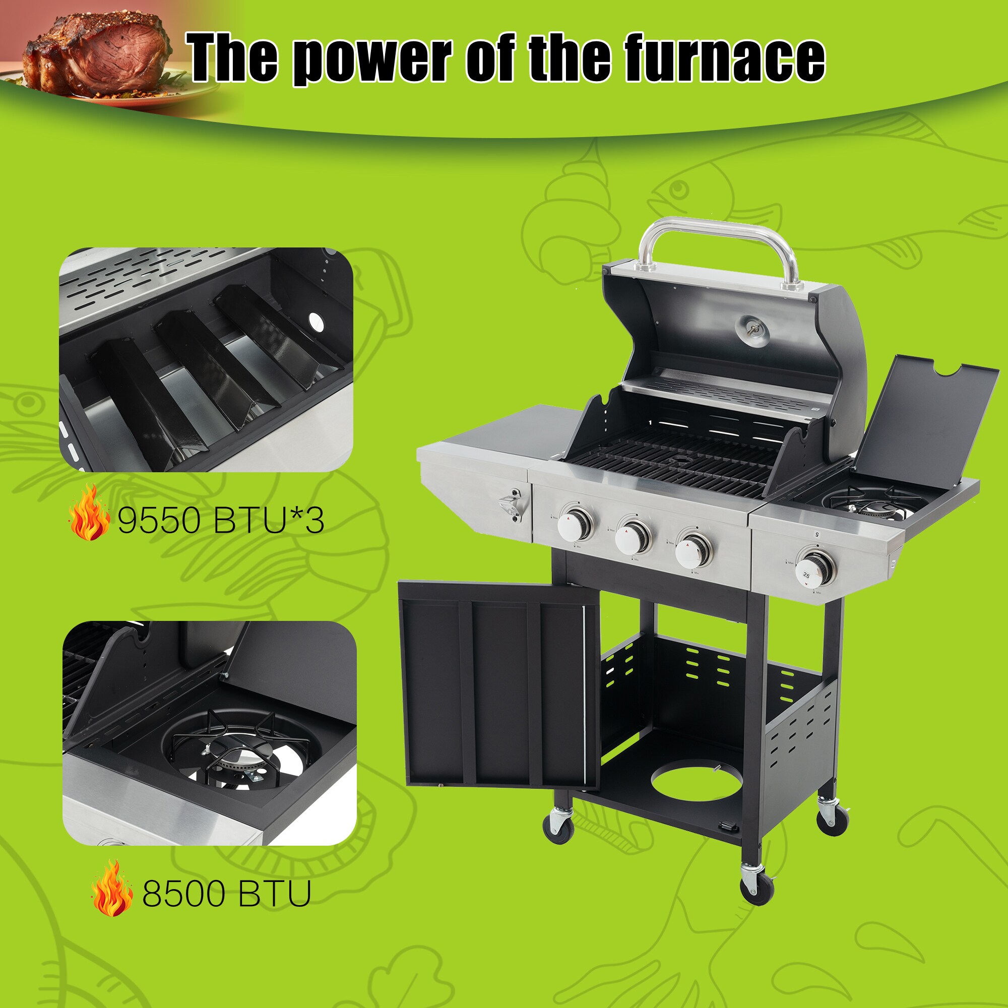 Mondawe MA-GHPS94 Gas-Grill - View #6