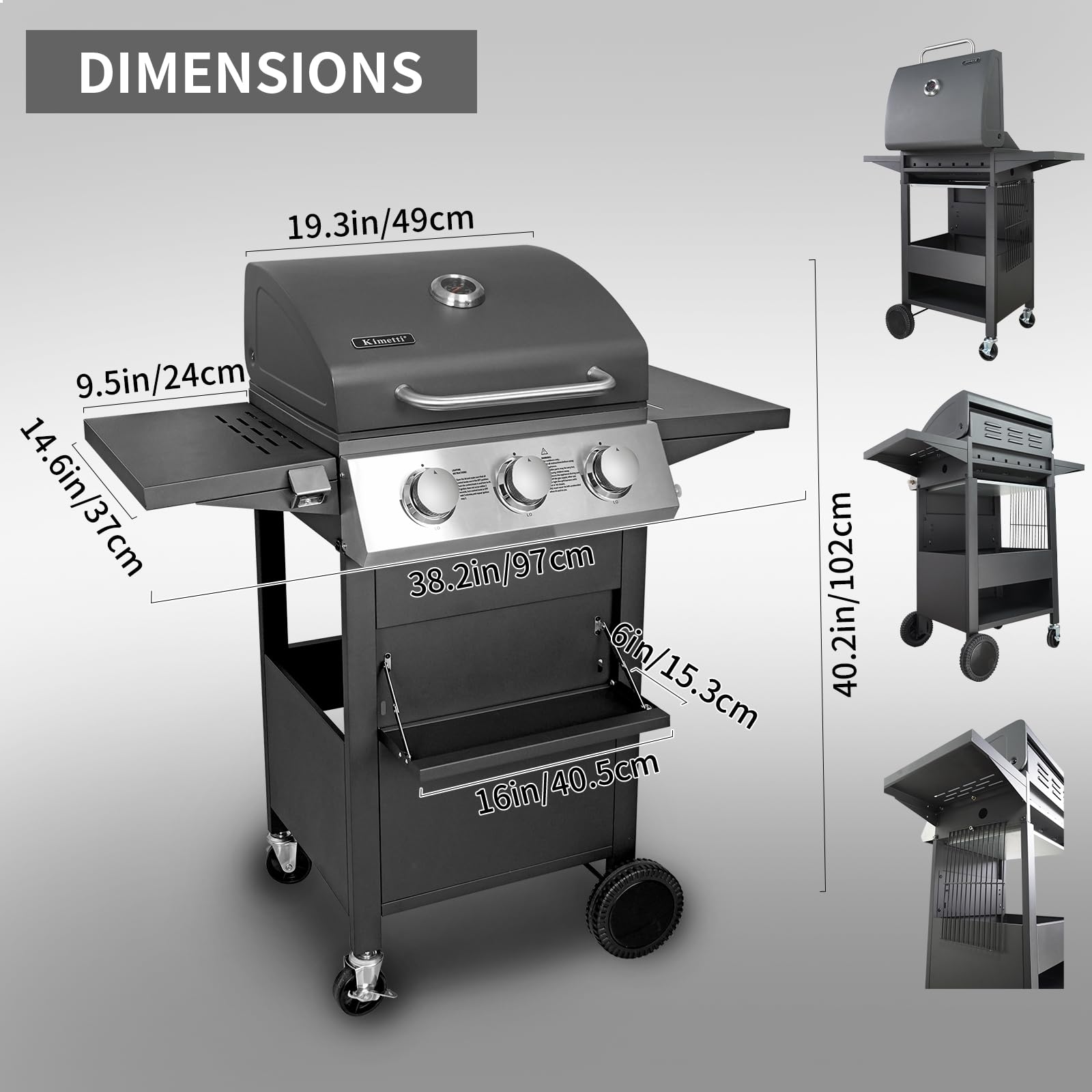 Mondawe MA-GHPS68 Gas-Grill - View #8