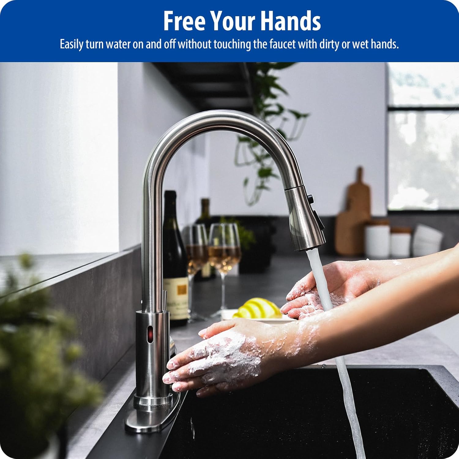 WEWE B0CDPTS5V6 Kitchen-Faucets - Thumbnail View #2
