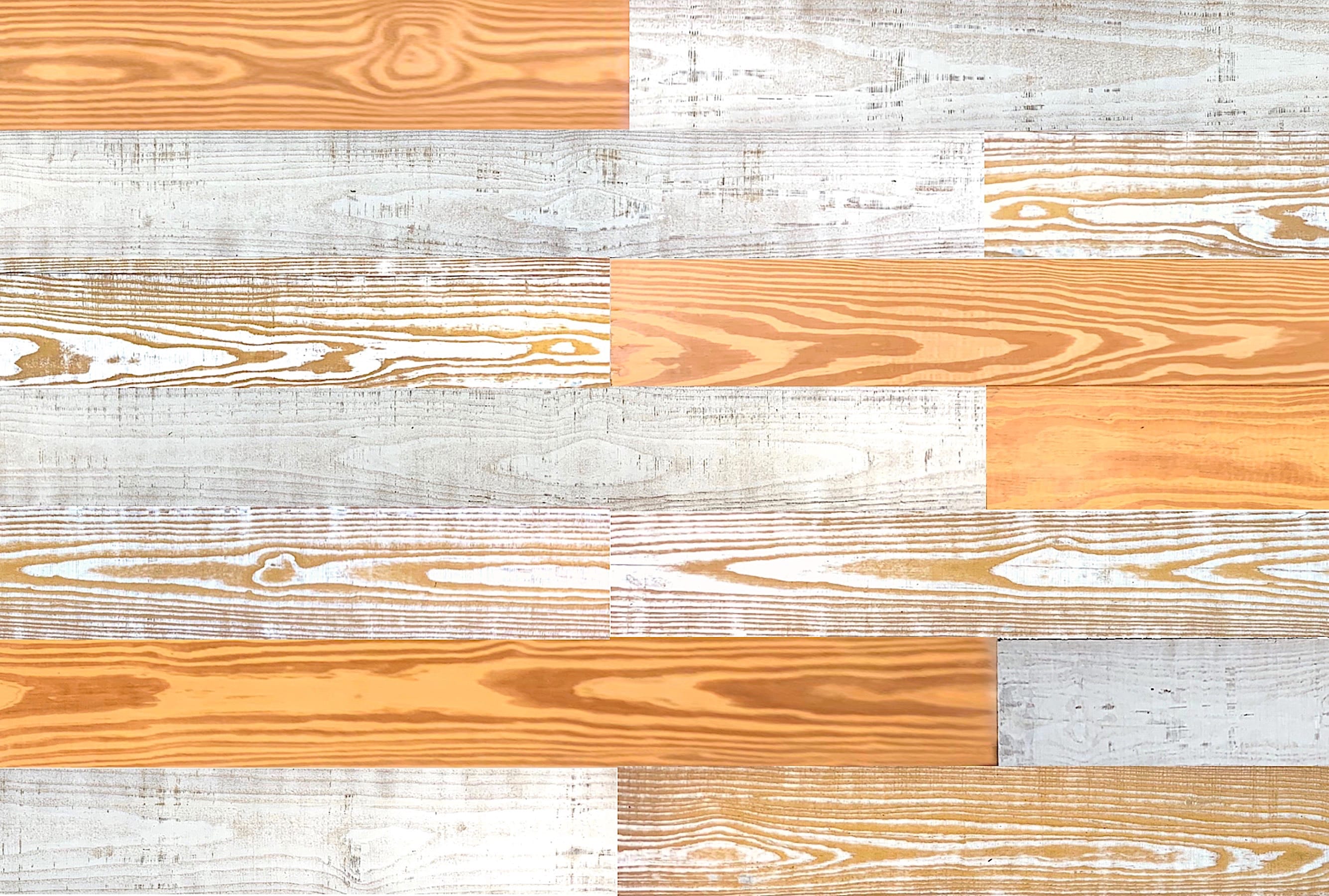 EASY PLANKING T-146 5-in x 4-ft Grain pearl art Pine Wall Plank ( 30-sq ft )