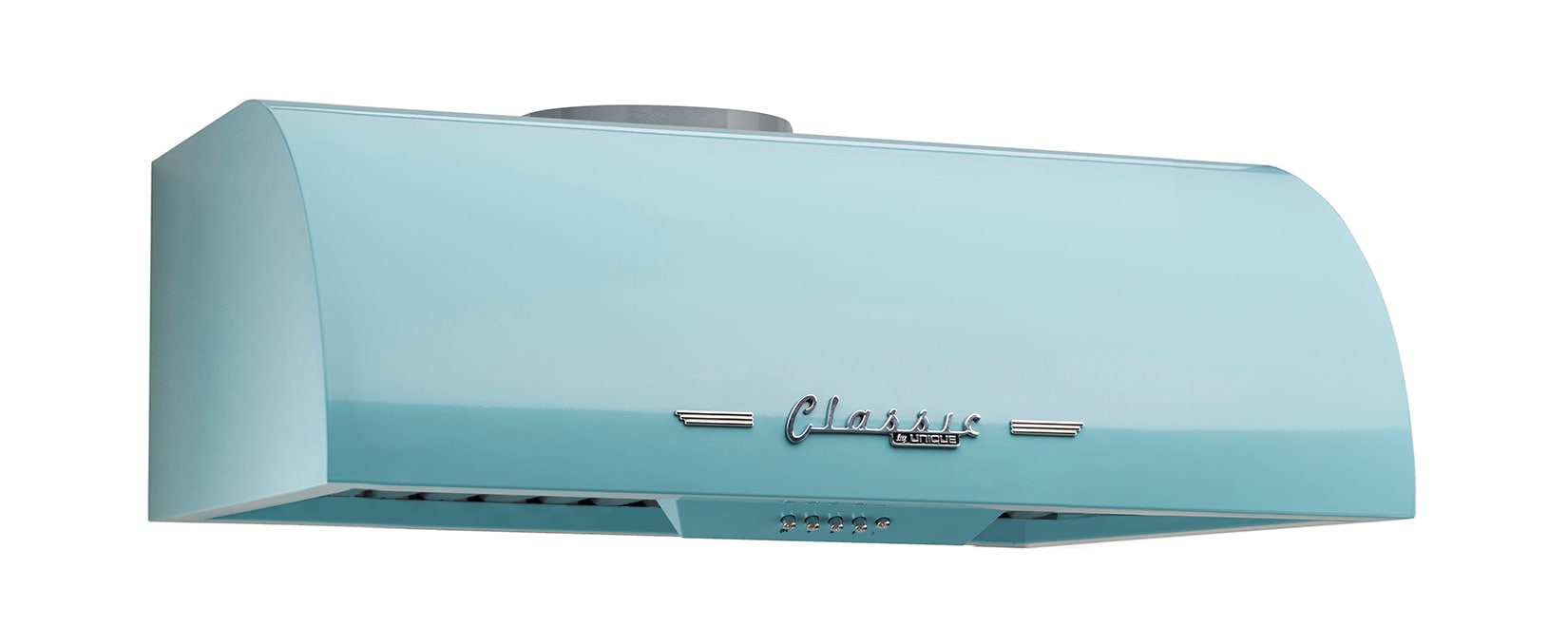 Ocean Mist Turquoise 24" Stainless Steel Under Cabinet Range Hood