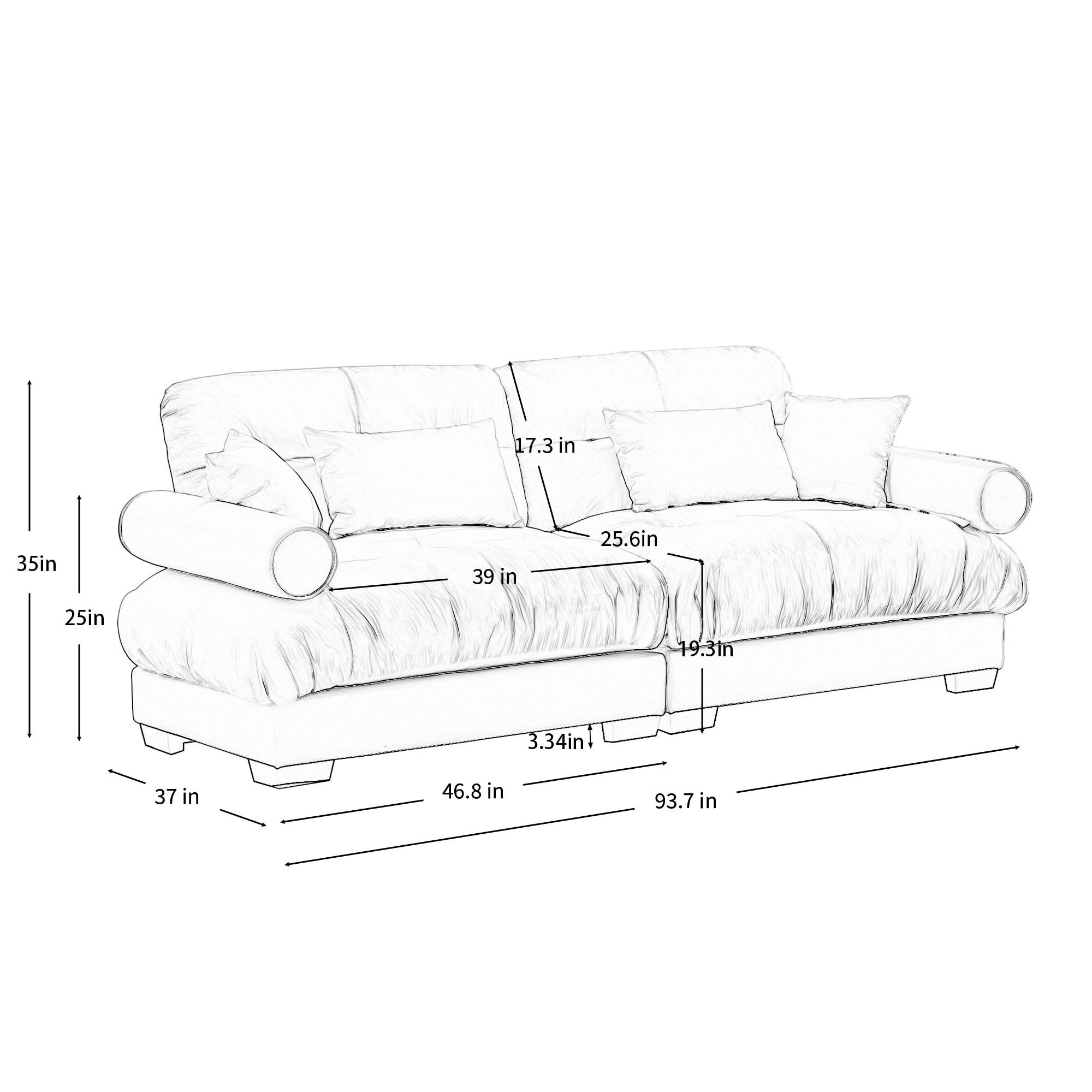 Bybafun YC5200104 Sofas-Loveseats - View #11