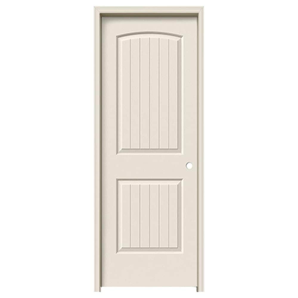 JELD-WEN 30-in x 80-in Primed Hollow Core 2-panel Left Hand Molded ...