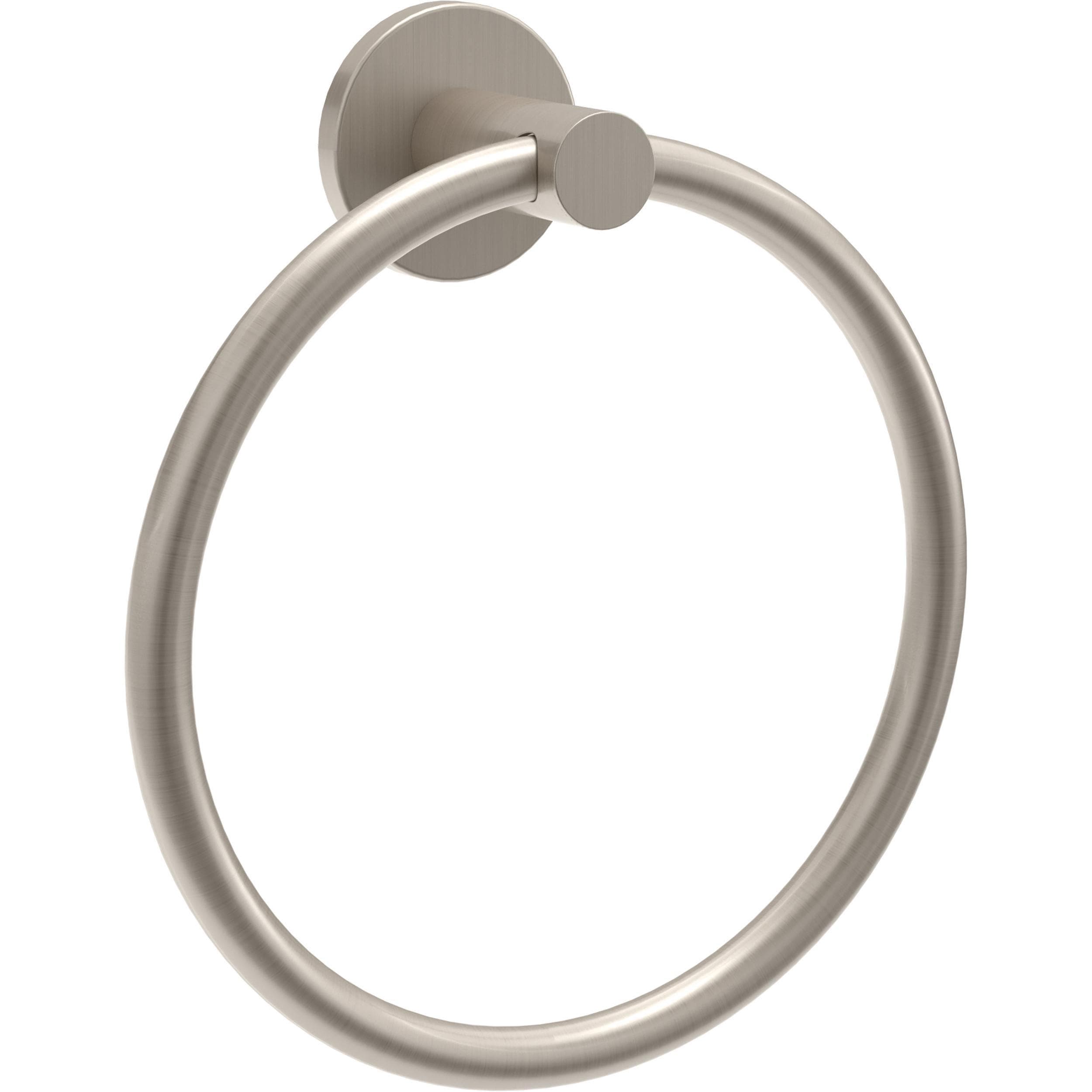 Peerless PA347-BN Precept Brushed Nickel Wall mount Single Towel Ring