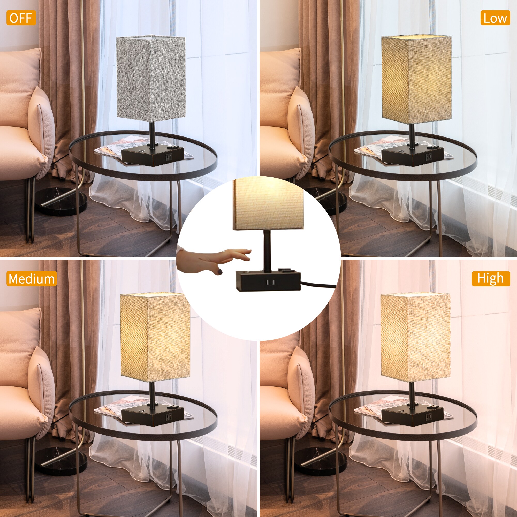 Cedar Hill LSMP-411008 Table-Lamps - View #3