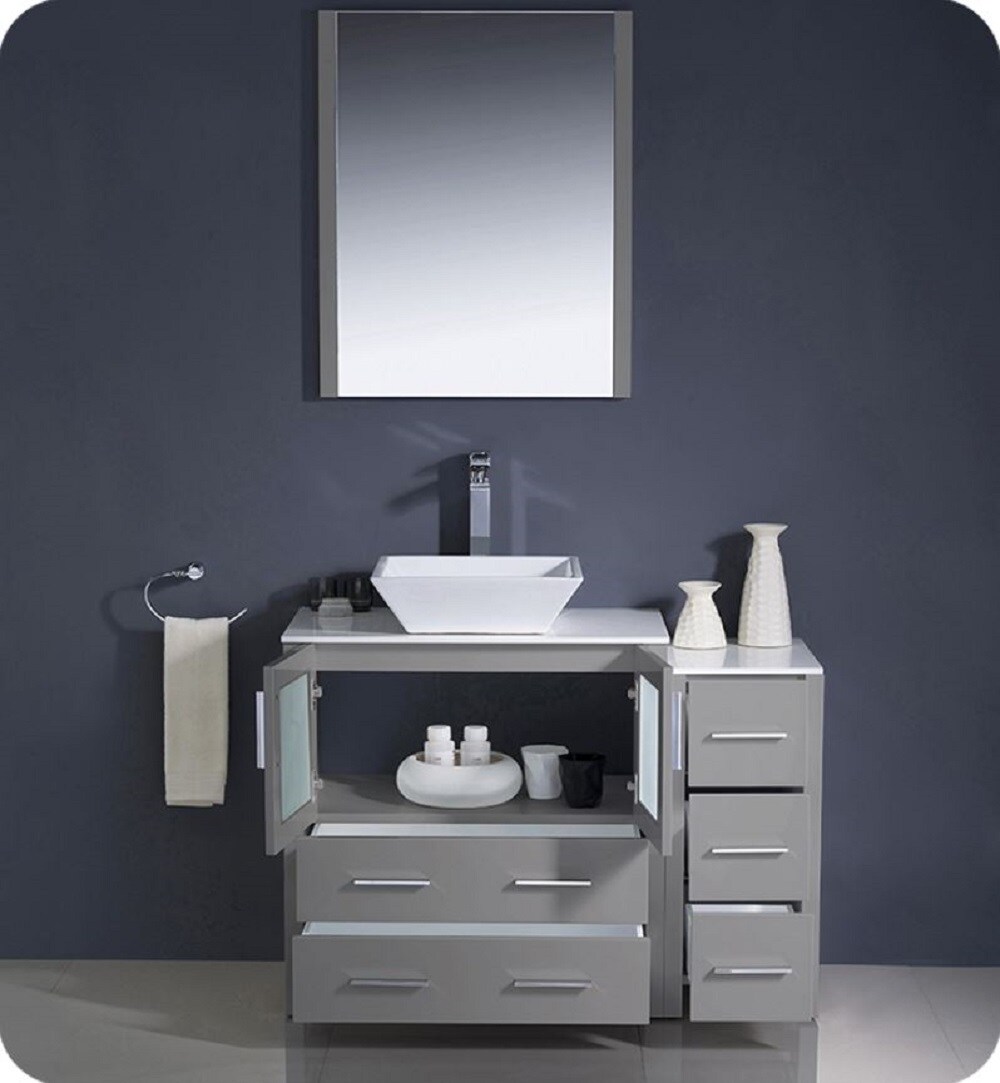 Fresca FVN62-3012GR-VSL Bath-Vanity-Combo - View #6